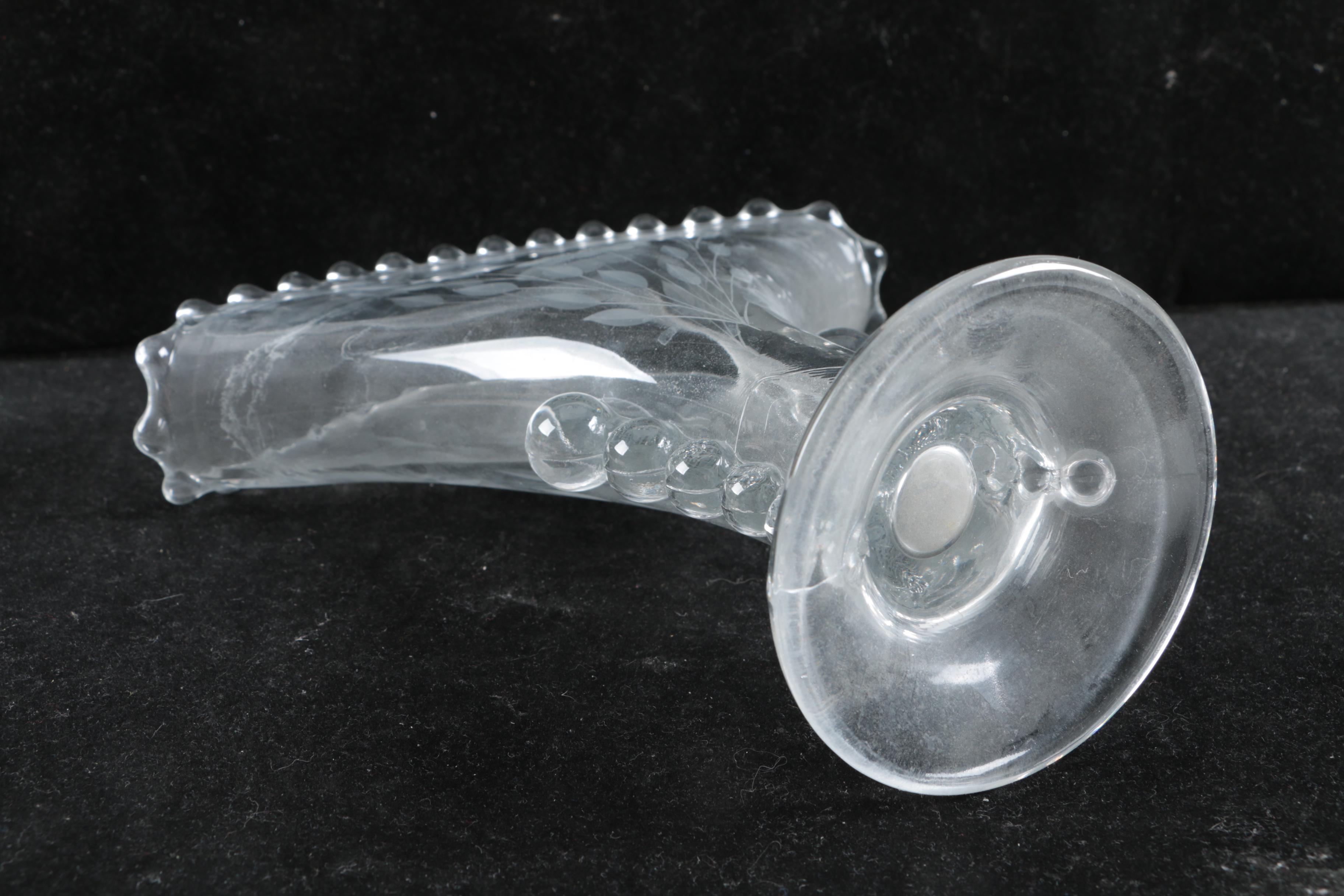 Vintage Imperial Glass "Candlewick" Tableware and 1881 Rogers Oneida Cutlery