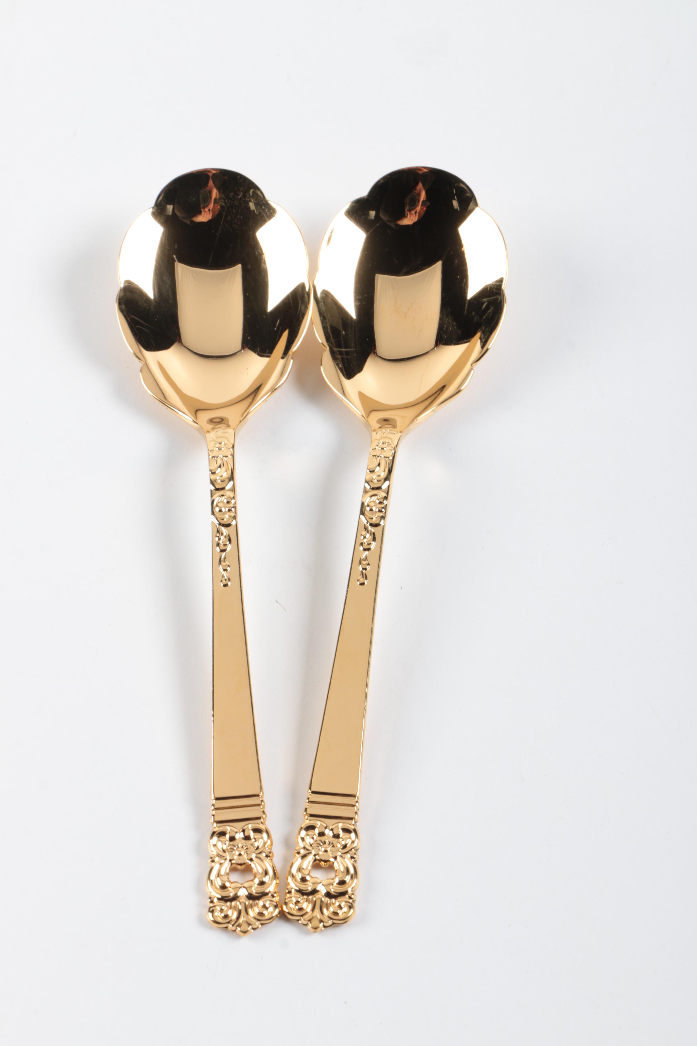 Vintage Imperial Glass "Candlewick" Tableware and 1881 Rogers Oneida Cutlery