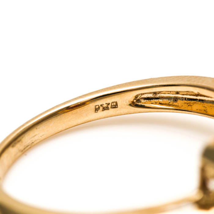 10K Yellow Gold Ruby, Pink Sapphire and Diamond Ring