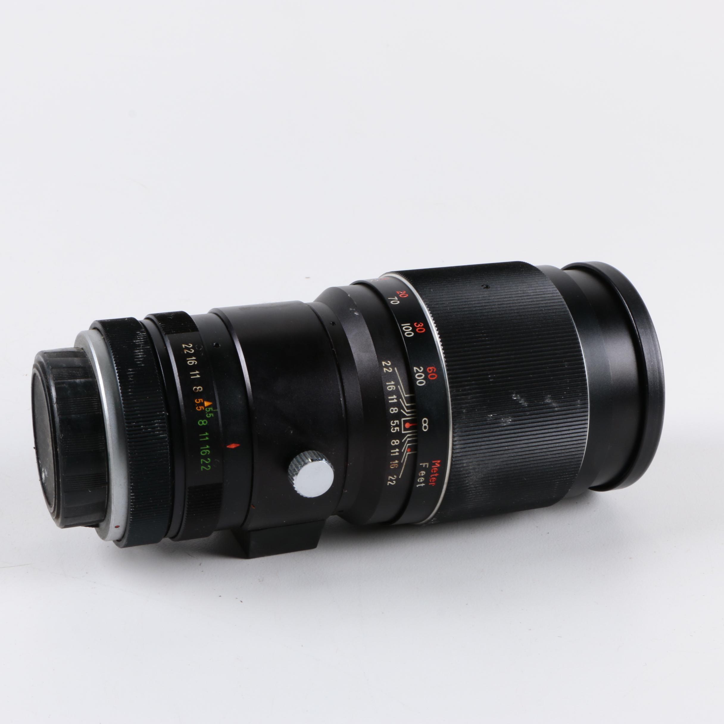 Vintage Zeiss Ikon AG SLR Camera with Two Leather Cases and Accessories