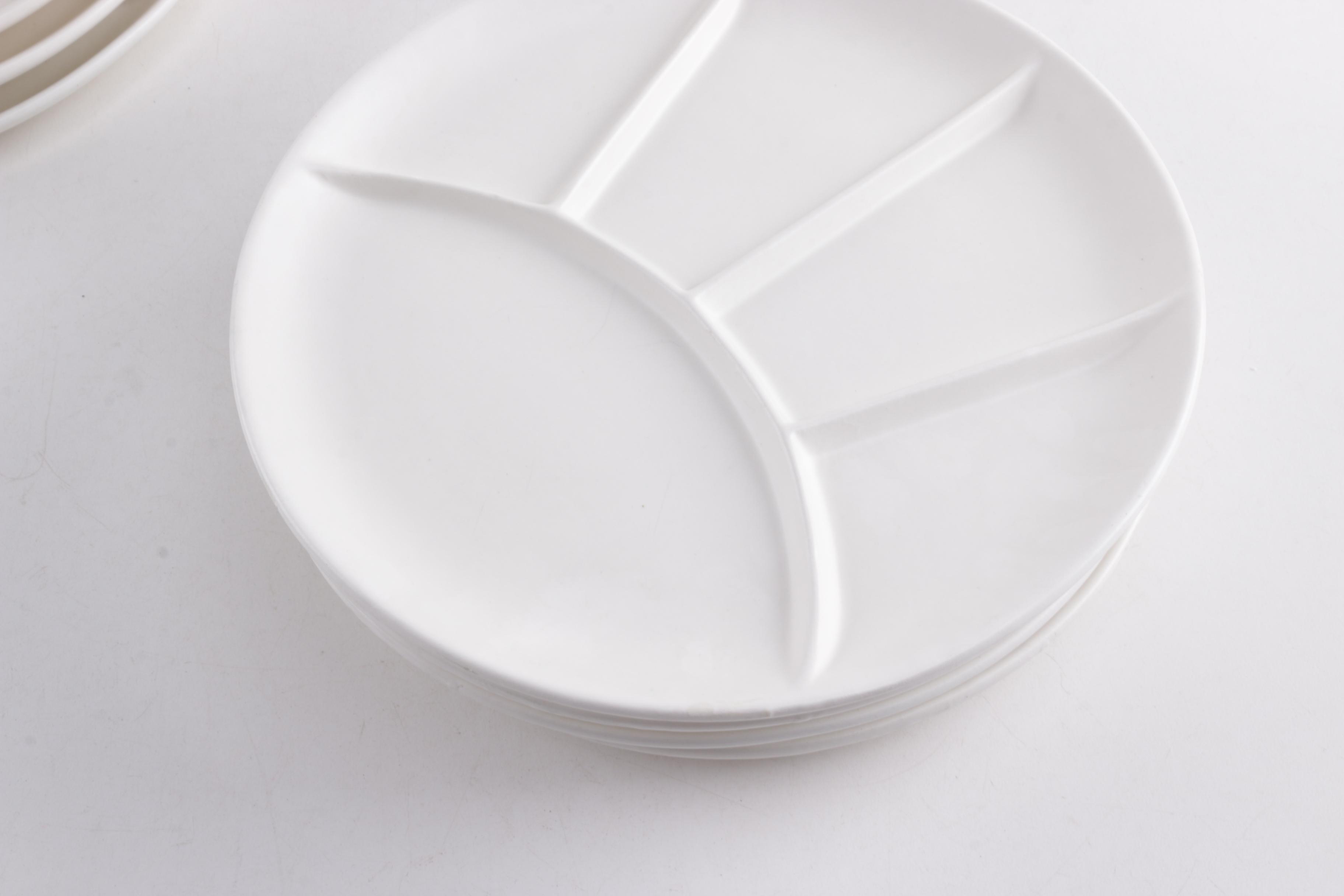 Japanese Divided Fondue Plates