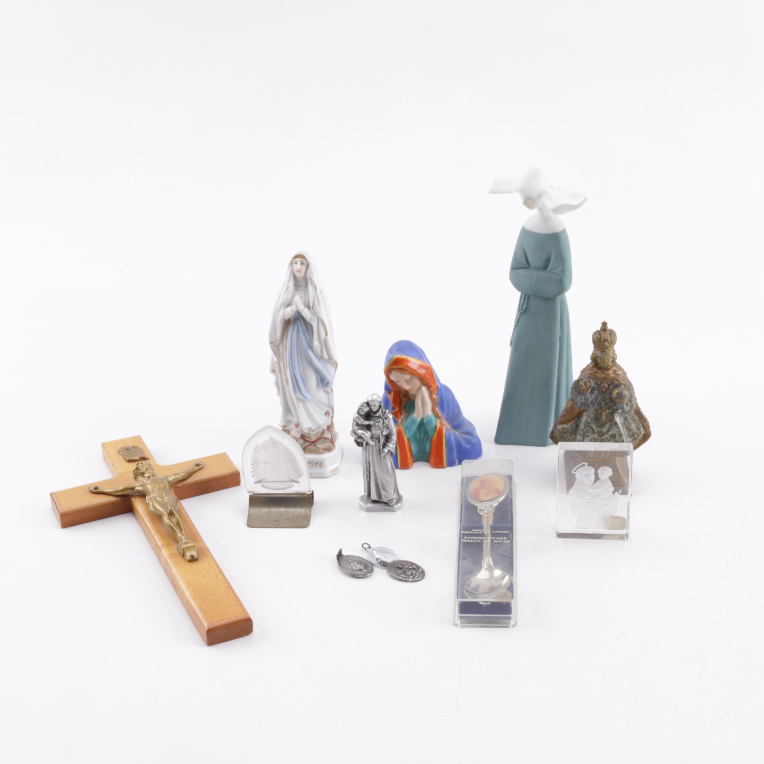 Christian Ceramics and Metal Pieces
