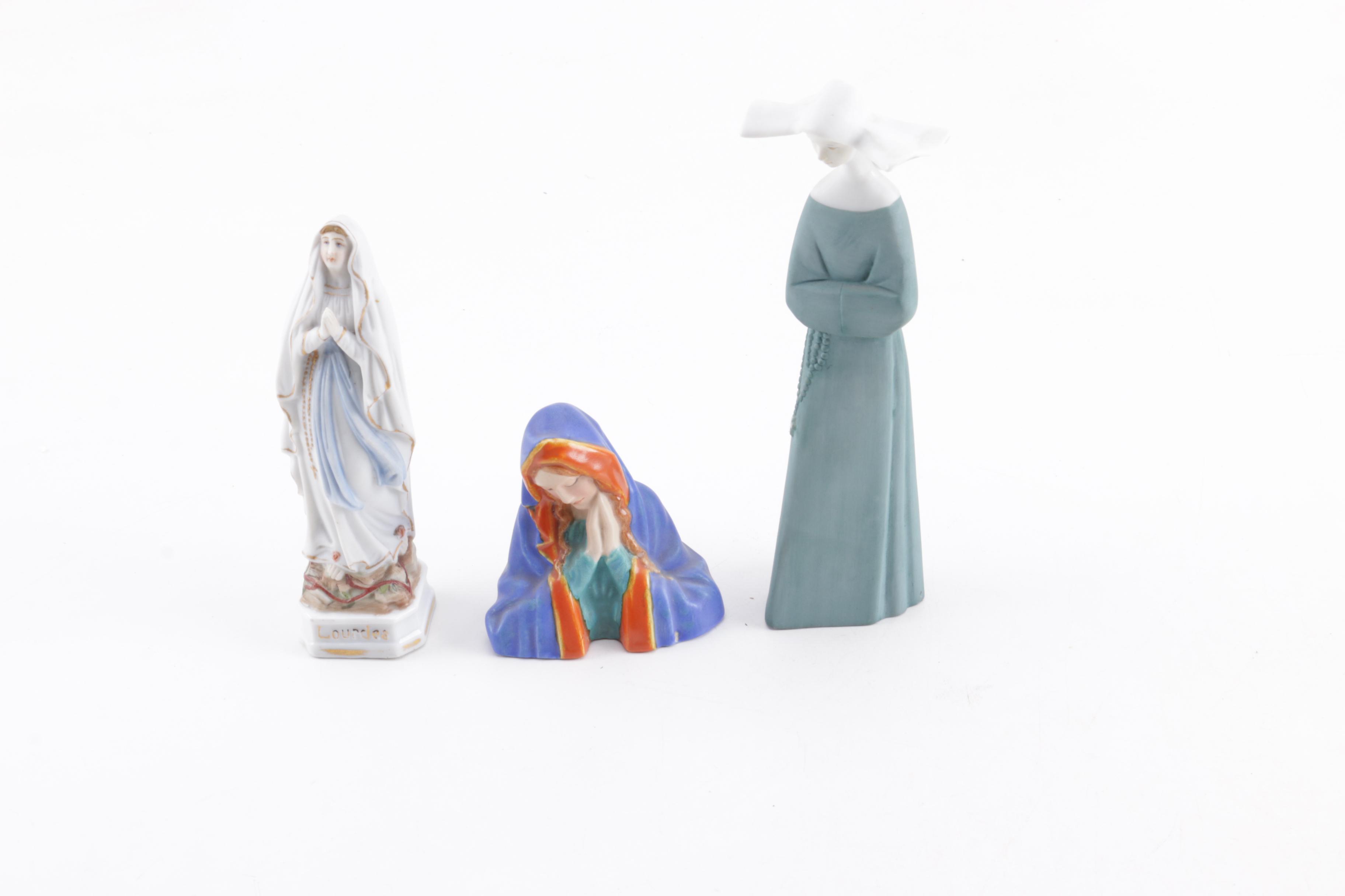 Christian Ceramics and Metal Pieces