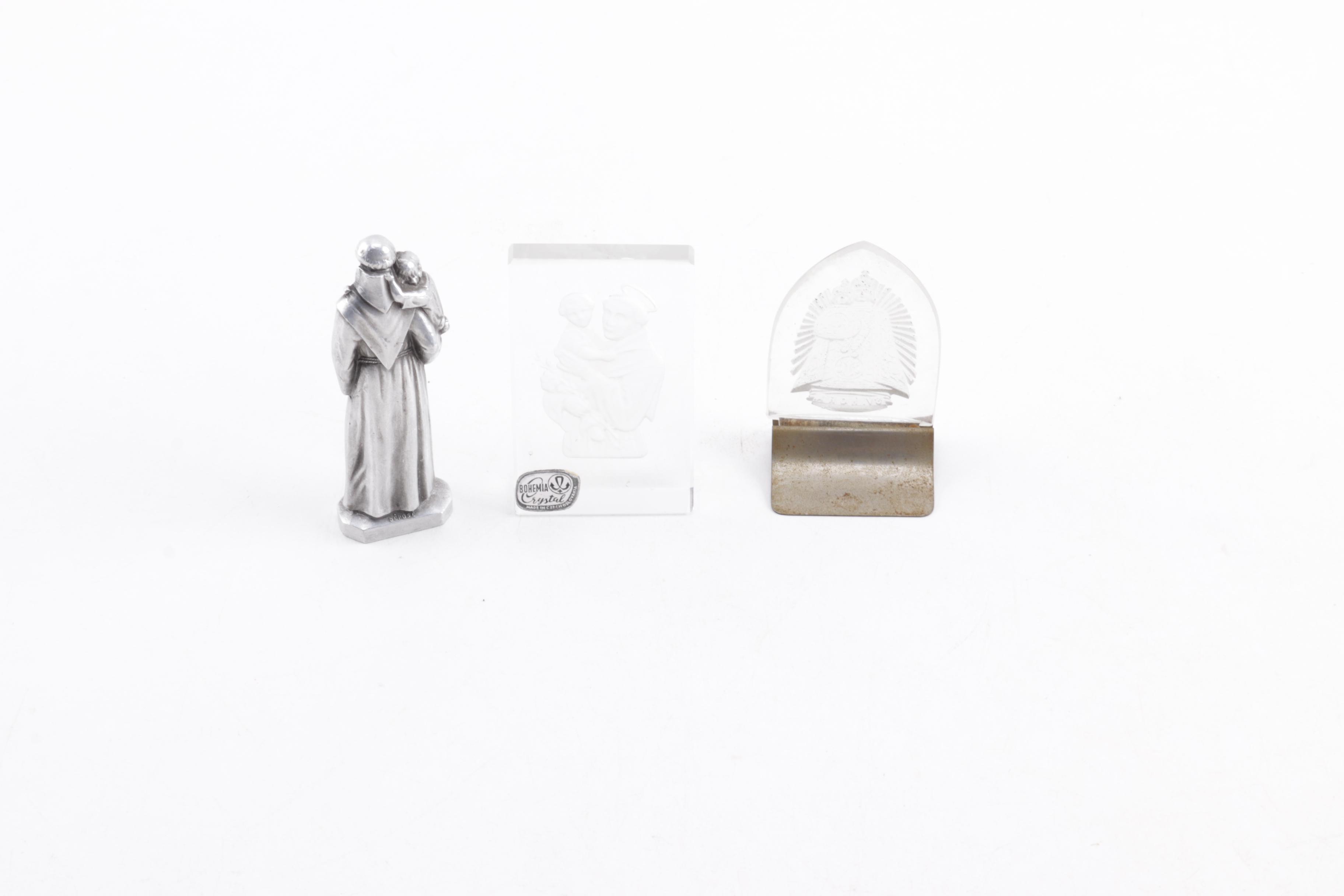 Christian Ceramics and Metal Pieces