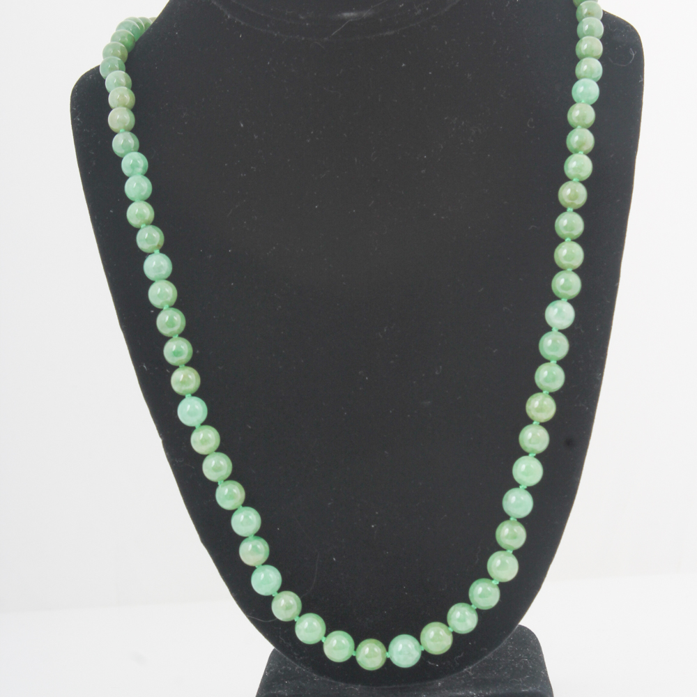Nephrite Bead Necklace