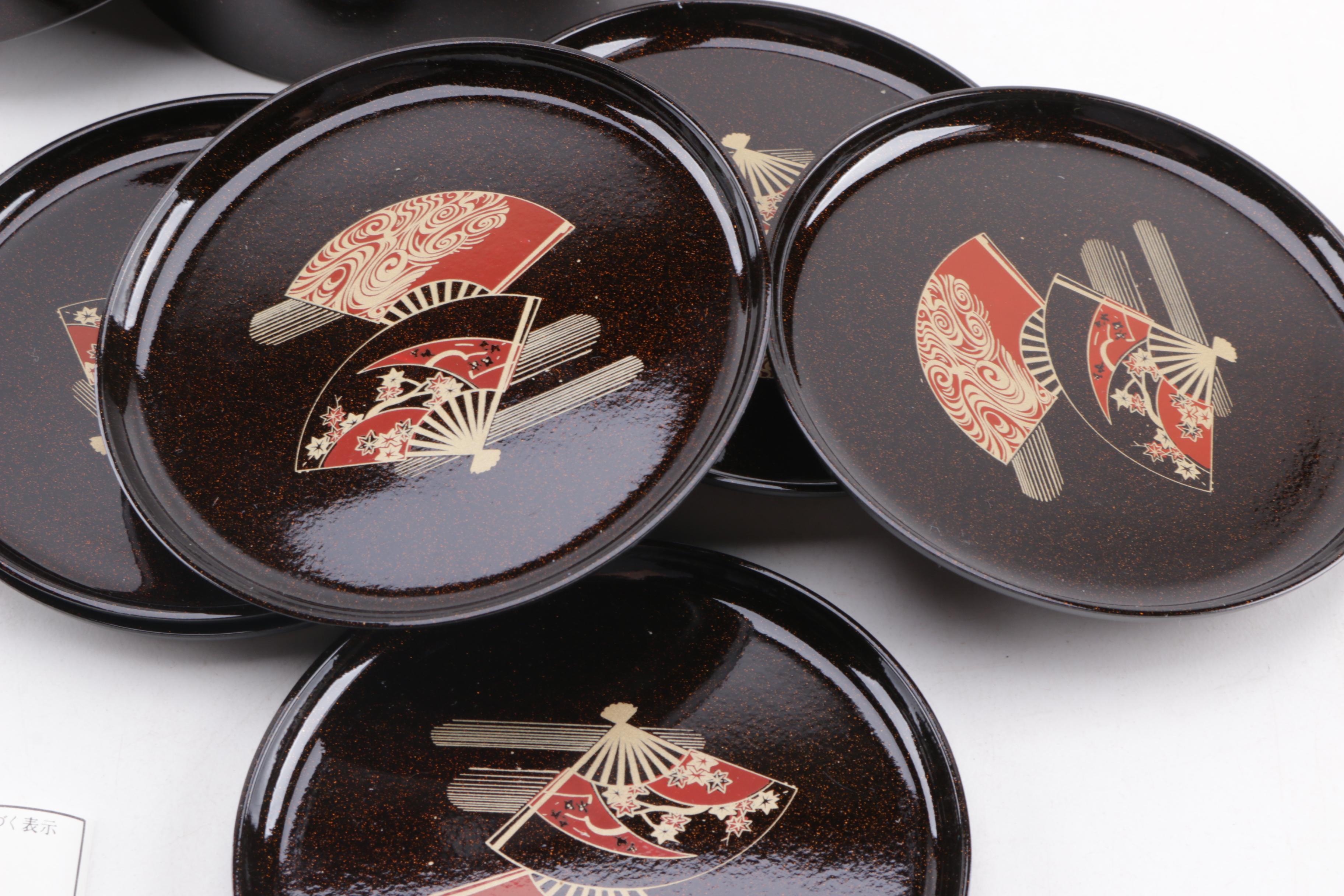 Grouping of East Asian Enamelware