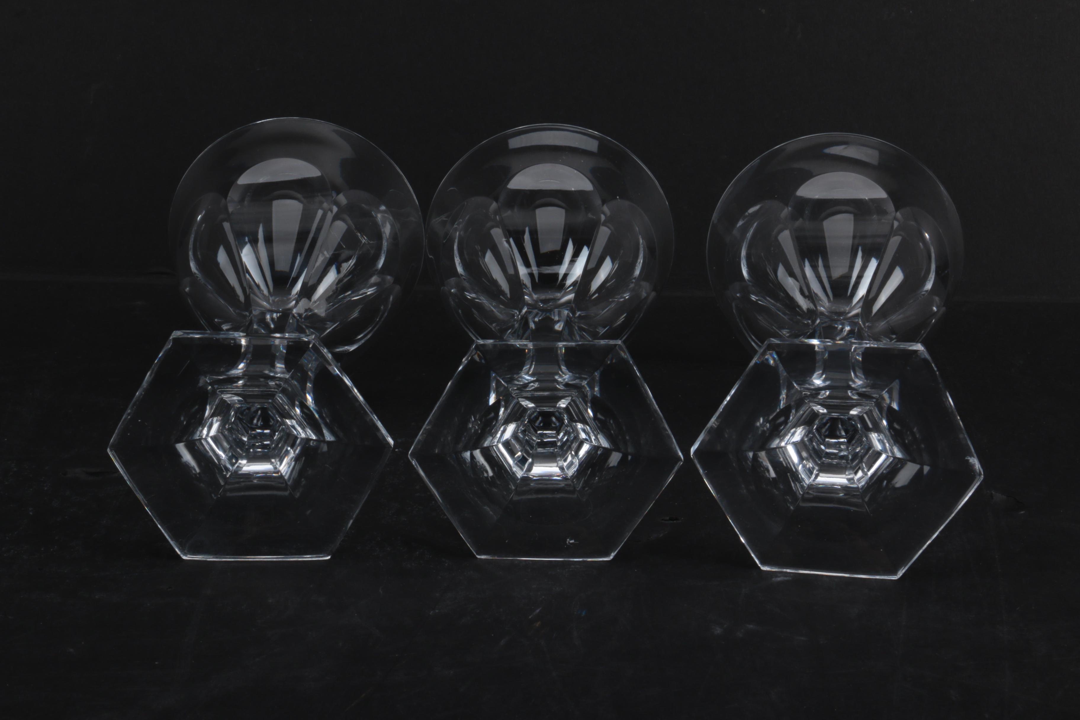 Hand Cut Crystal Stemware