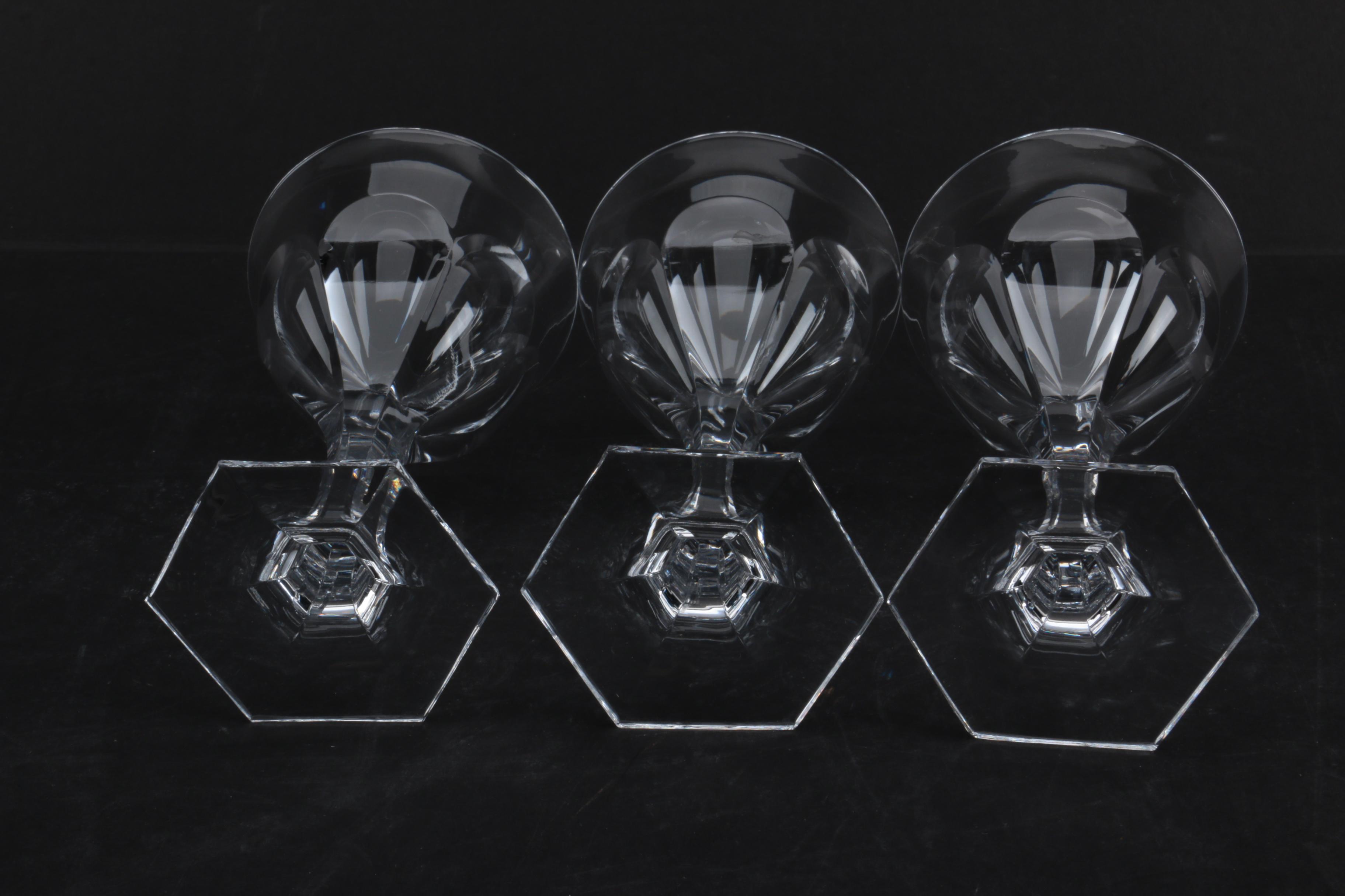 Hand Cut Crystal Stemware