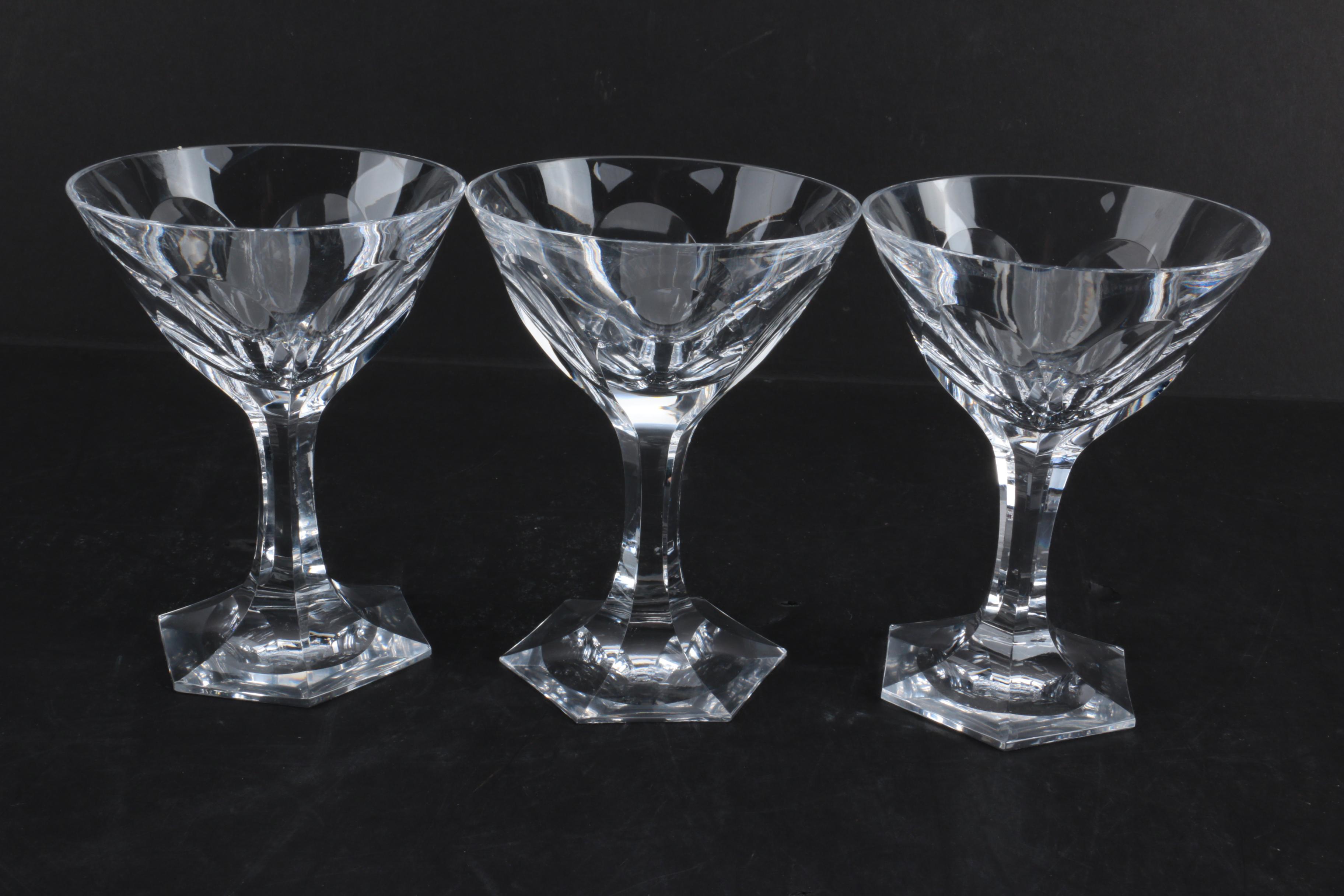 Hand Cut Crystal Stemware