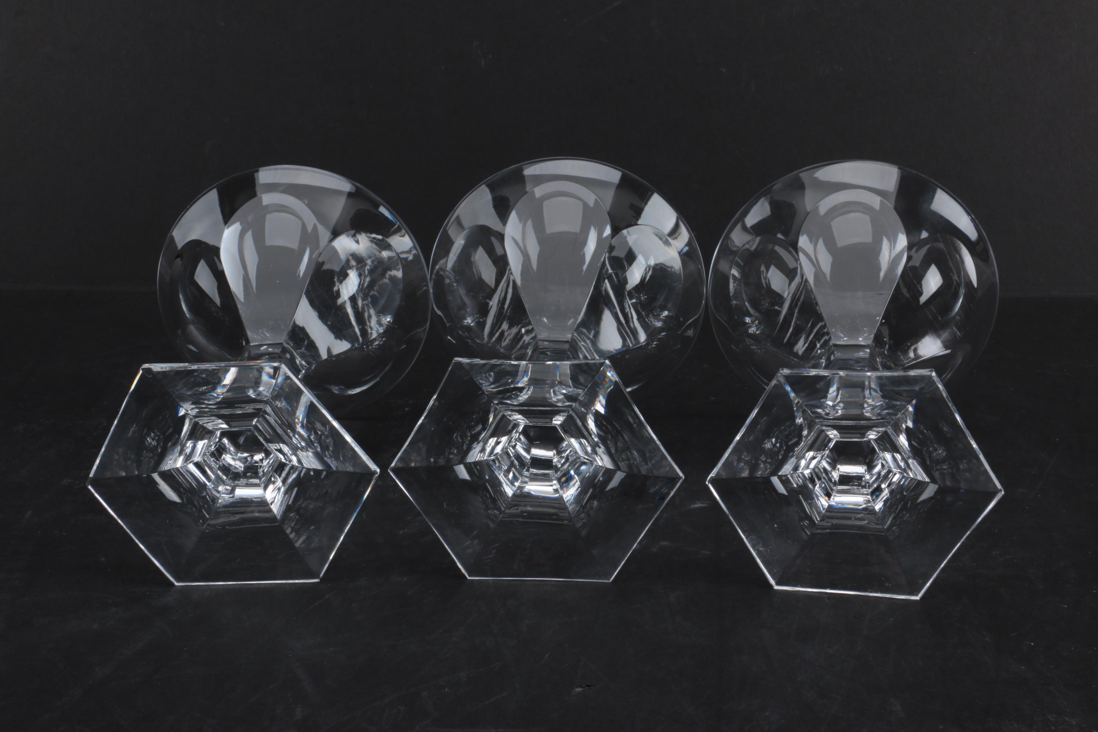 Hand Cut Crystal Stemware