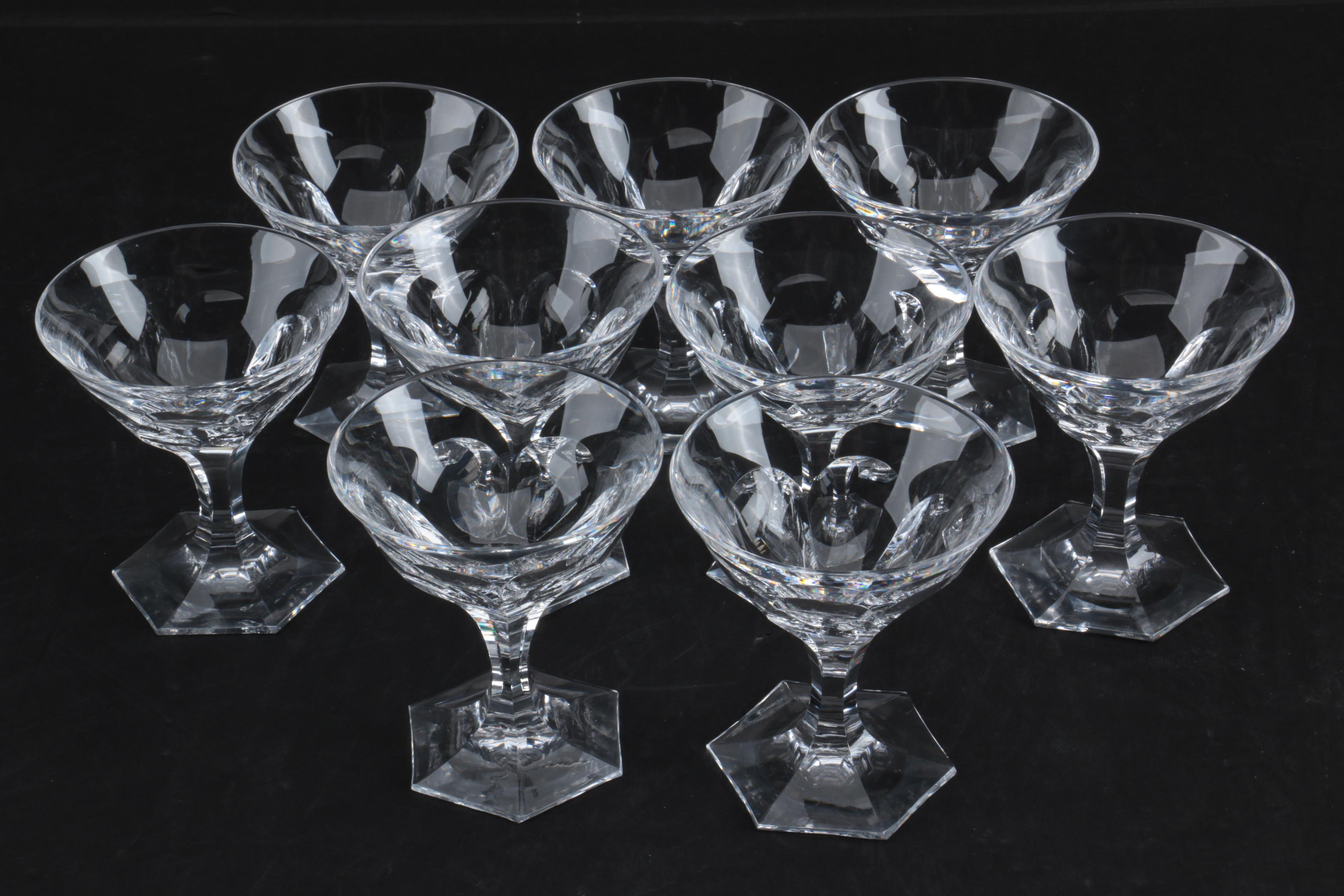 Hand Cut Crystal Stemware
