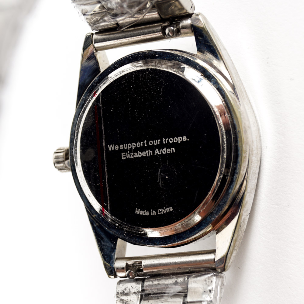 Elizabeth Arden Watch & Relic Pocket Watch Necklace