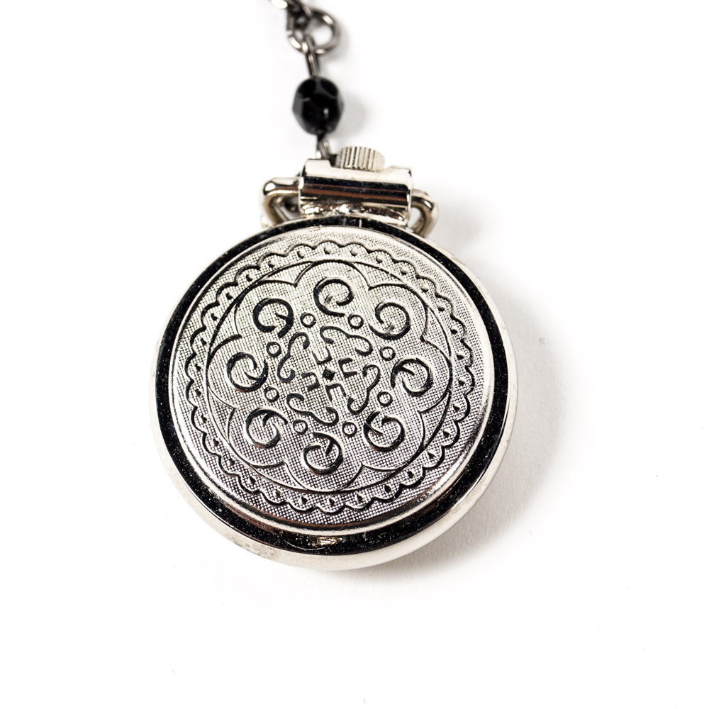 Elizabeth Arden Watch & Relic Pocket Watch Necklace