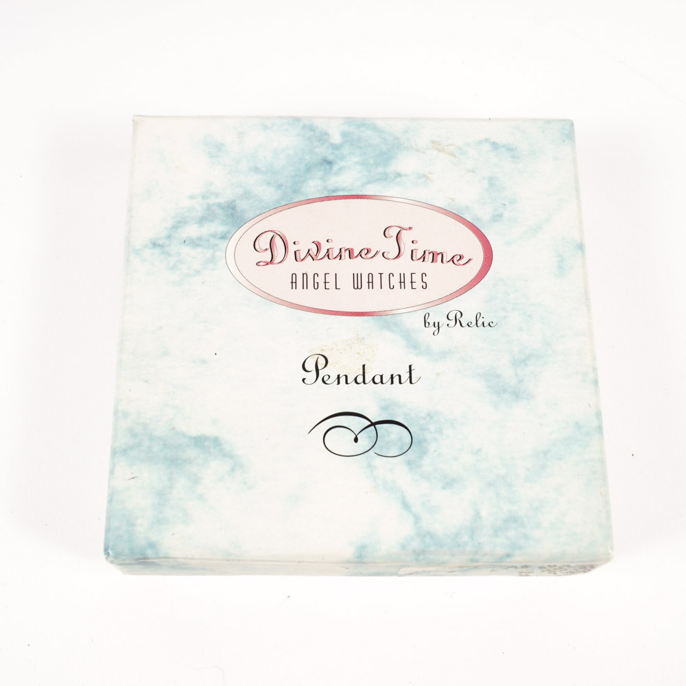 Elizabeth Arden Watch & Relic Pocket Watch Necklace