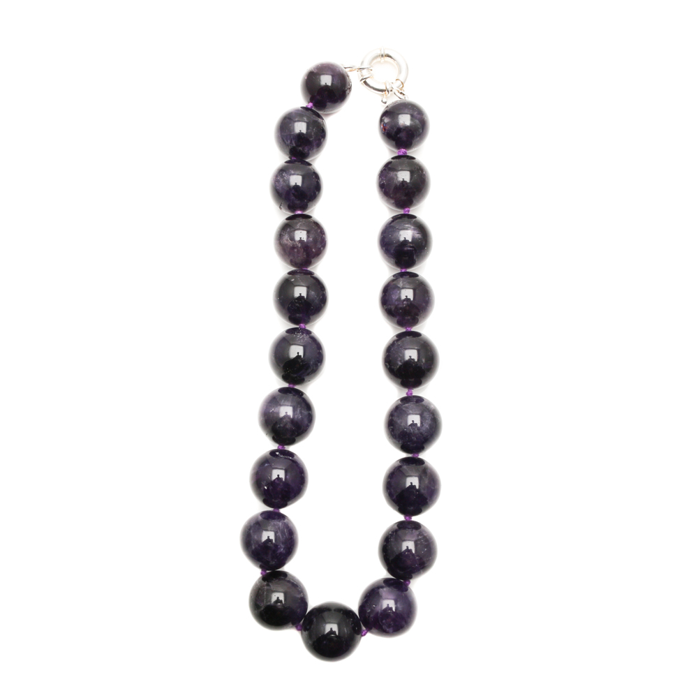 Sterling Silver and Amethyst Necklace