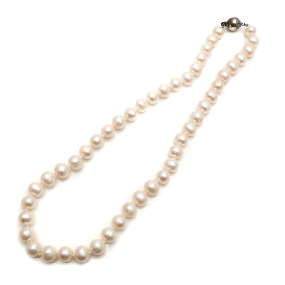 Sterling Silver Cultured Pearl Necklaces