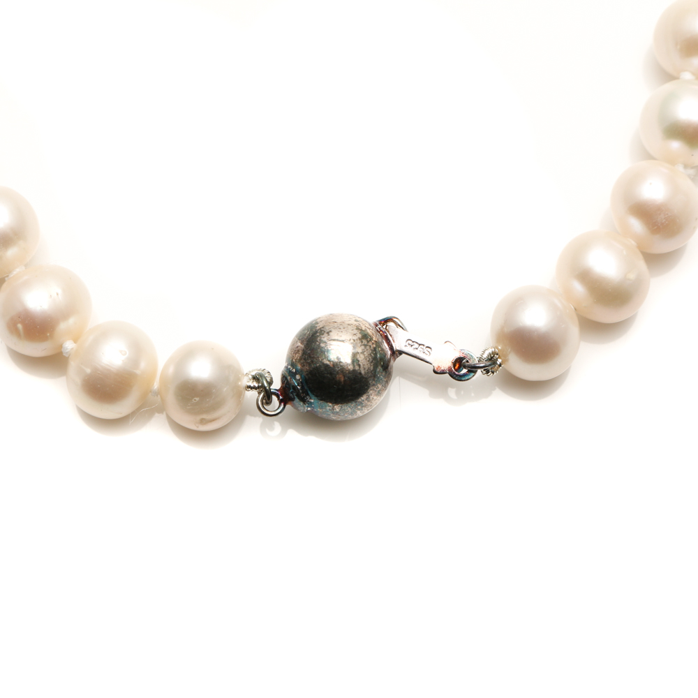 Sterling Silver Cultured Pearl Necklaces