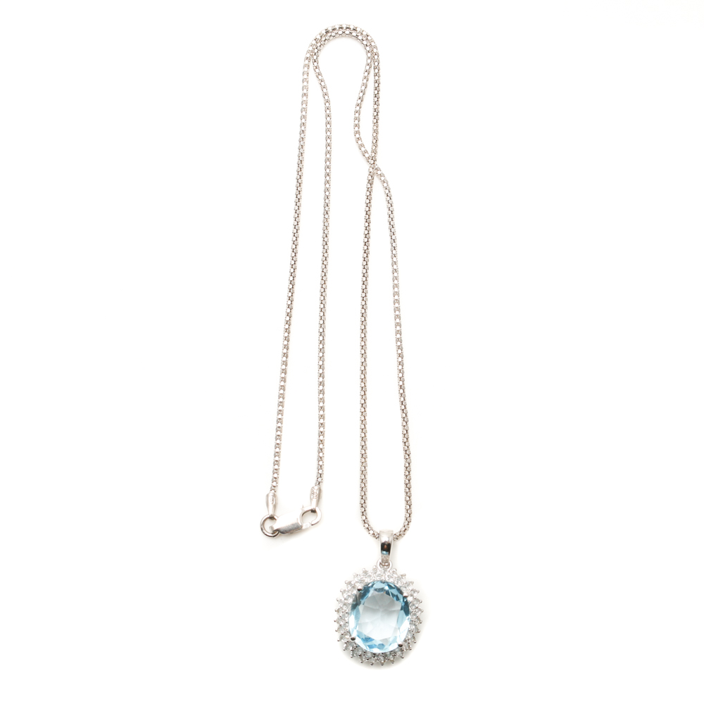 Orianne Sterling Silver Jewelry Including Topaz