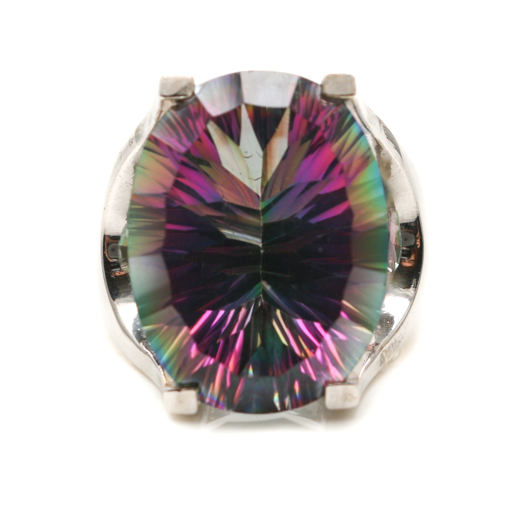 Orianne Sterling Silver Mystic and White Topaz Jewelry