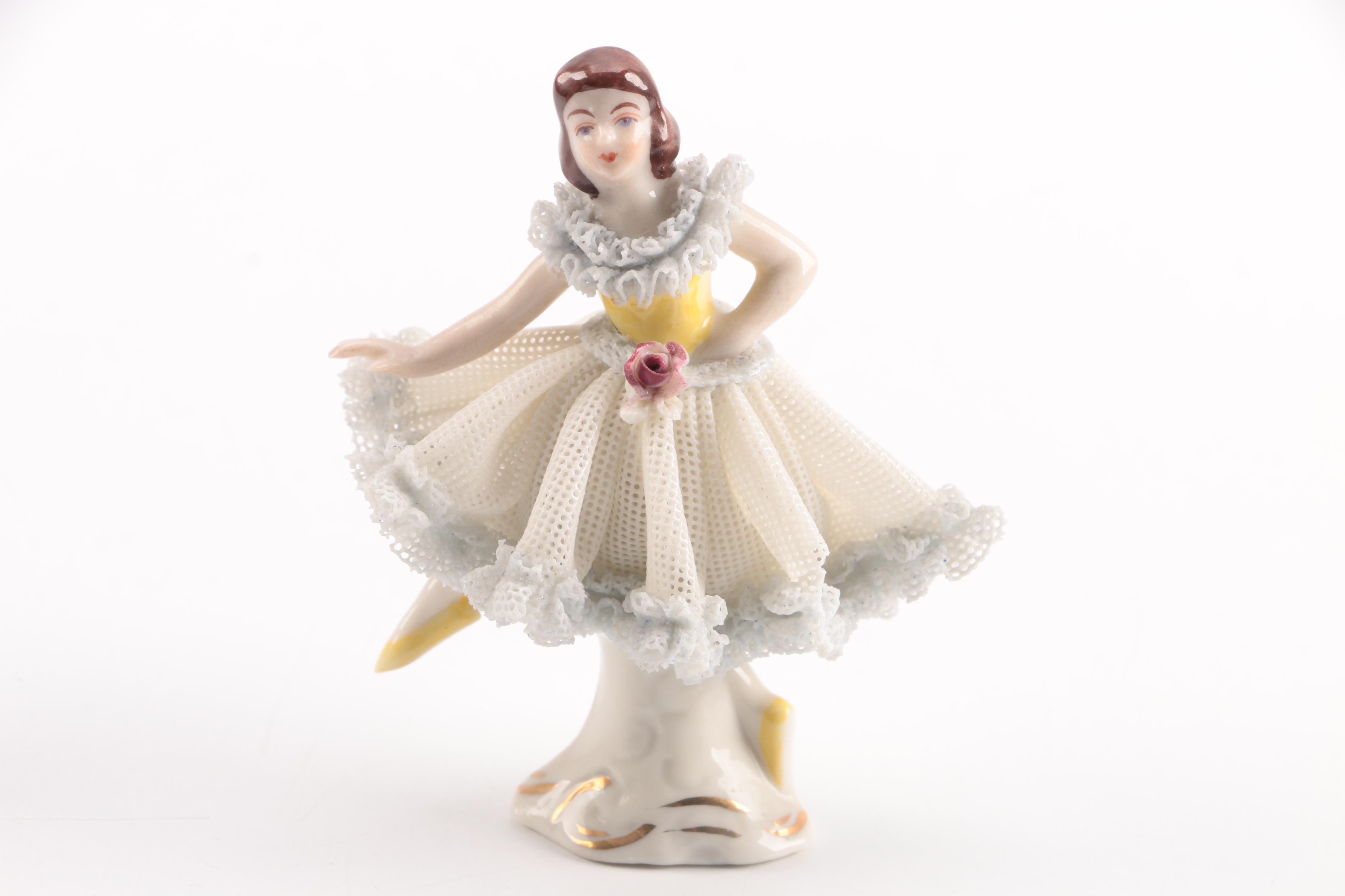 Dresden Art Figurines and Hummelwerk Trinket Box