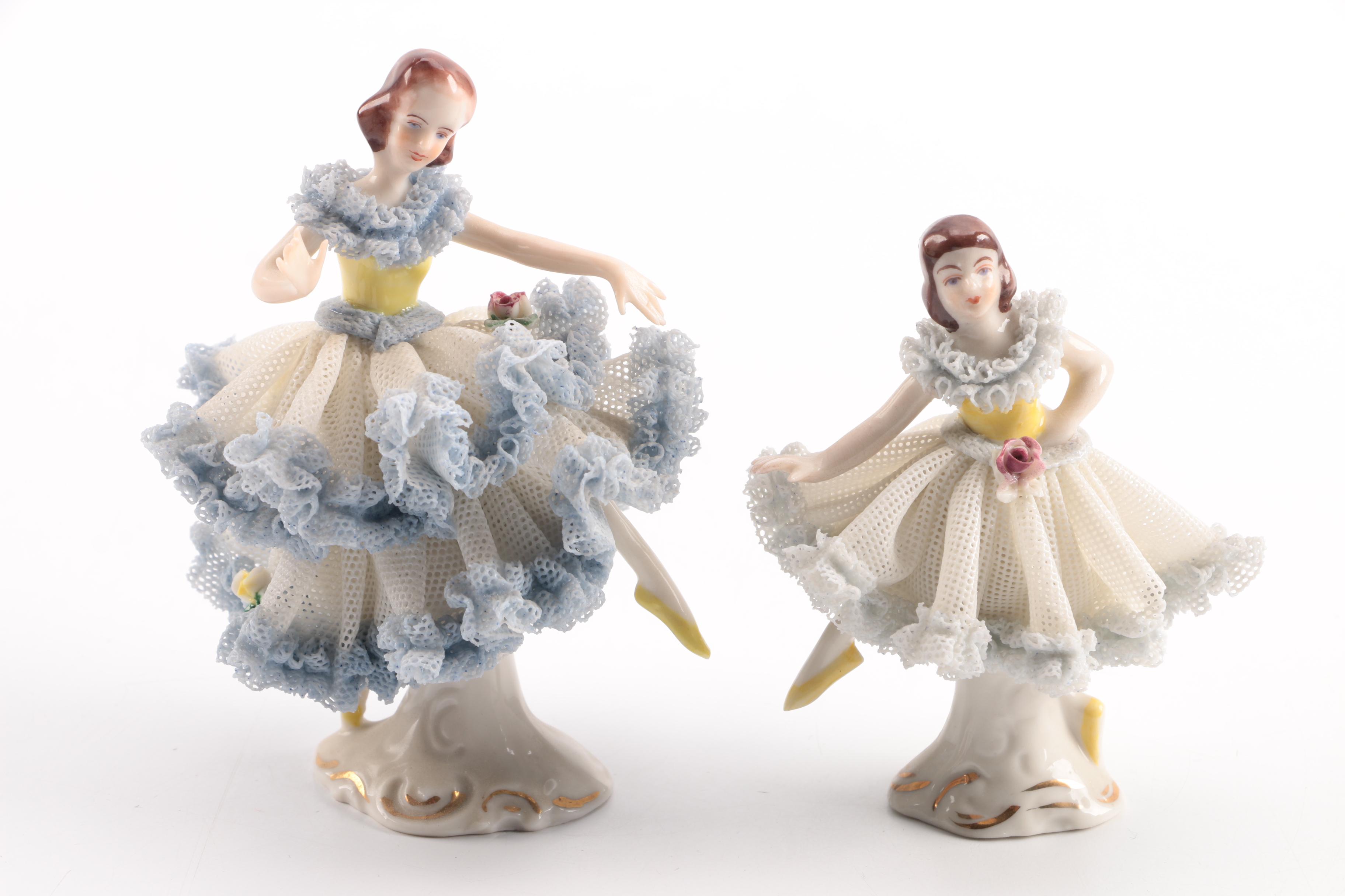 Dresden Art Figurines and Hummelwerk Trinket Box