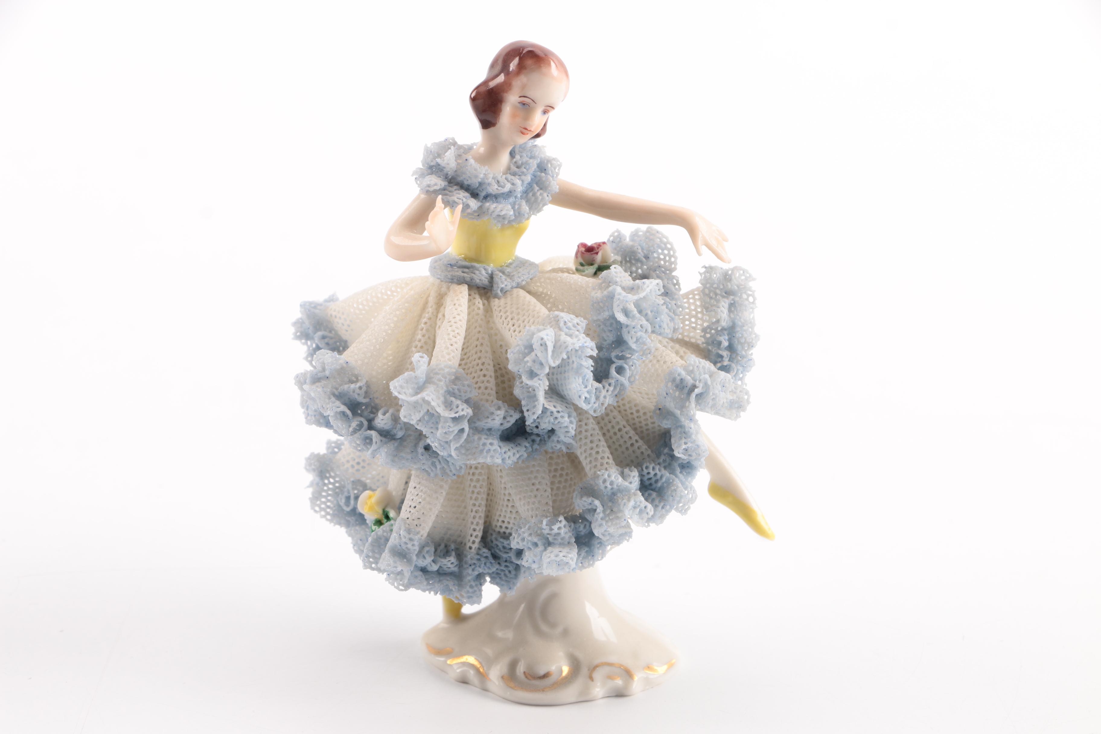 Dresden Art Figurines and Hummelwerk Trinket Box