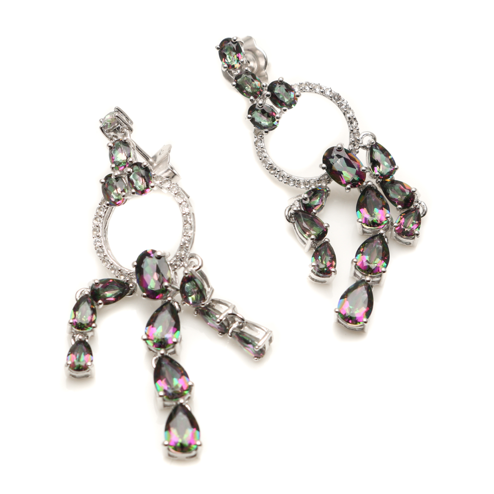 Sterling Silver Mystic and White Topaz Jewelry