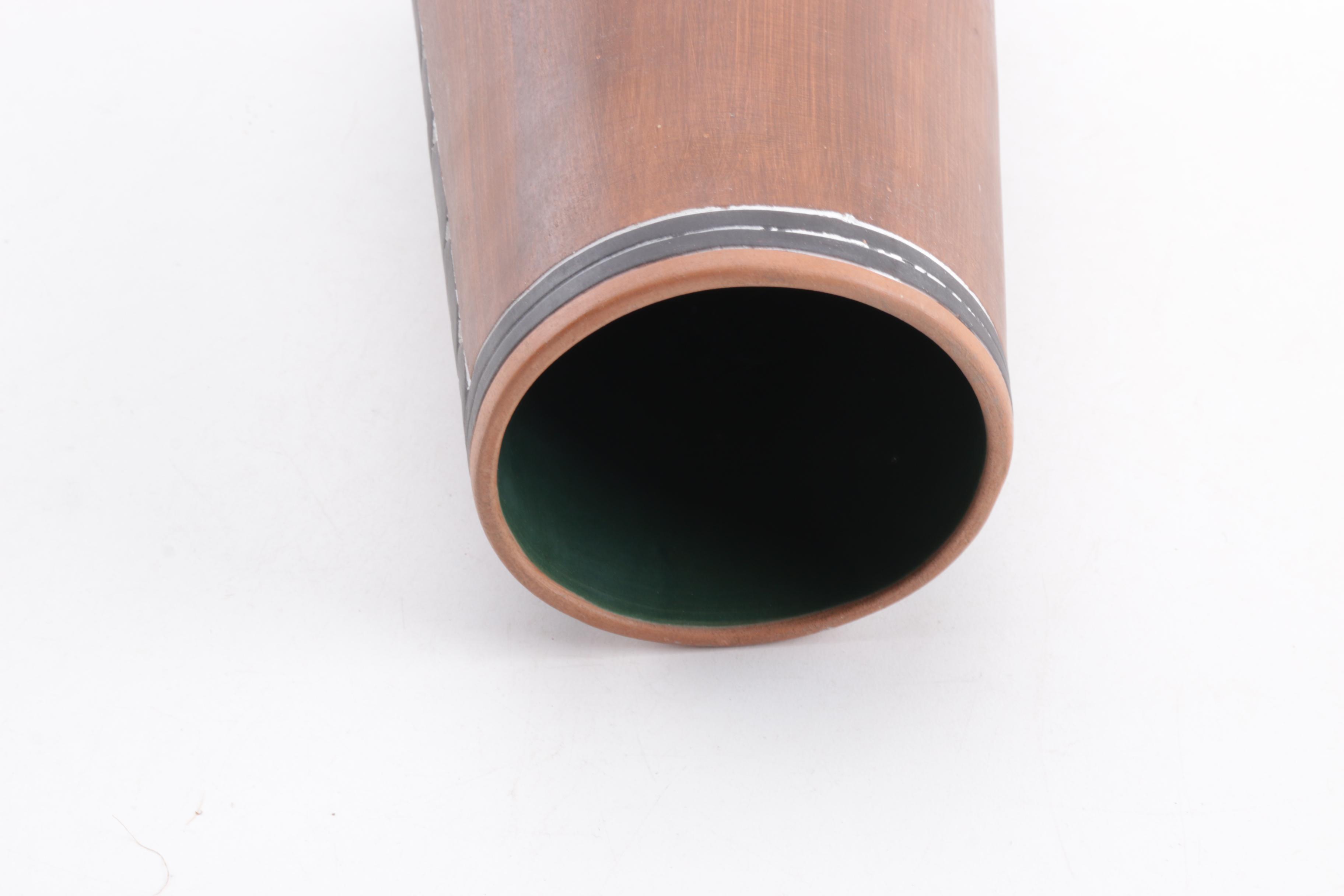 Mexican Pottery and Carved Figure