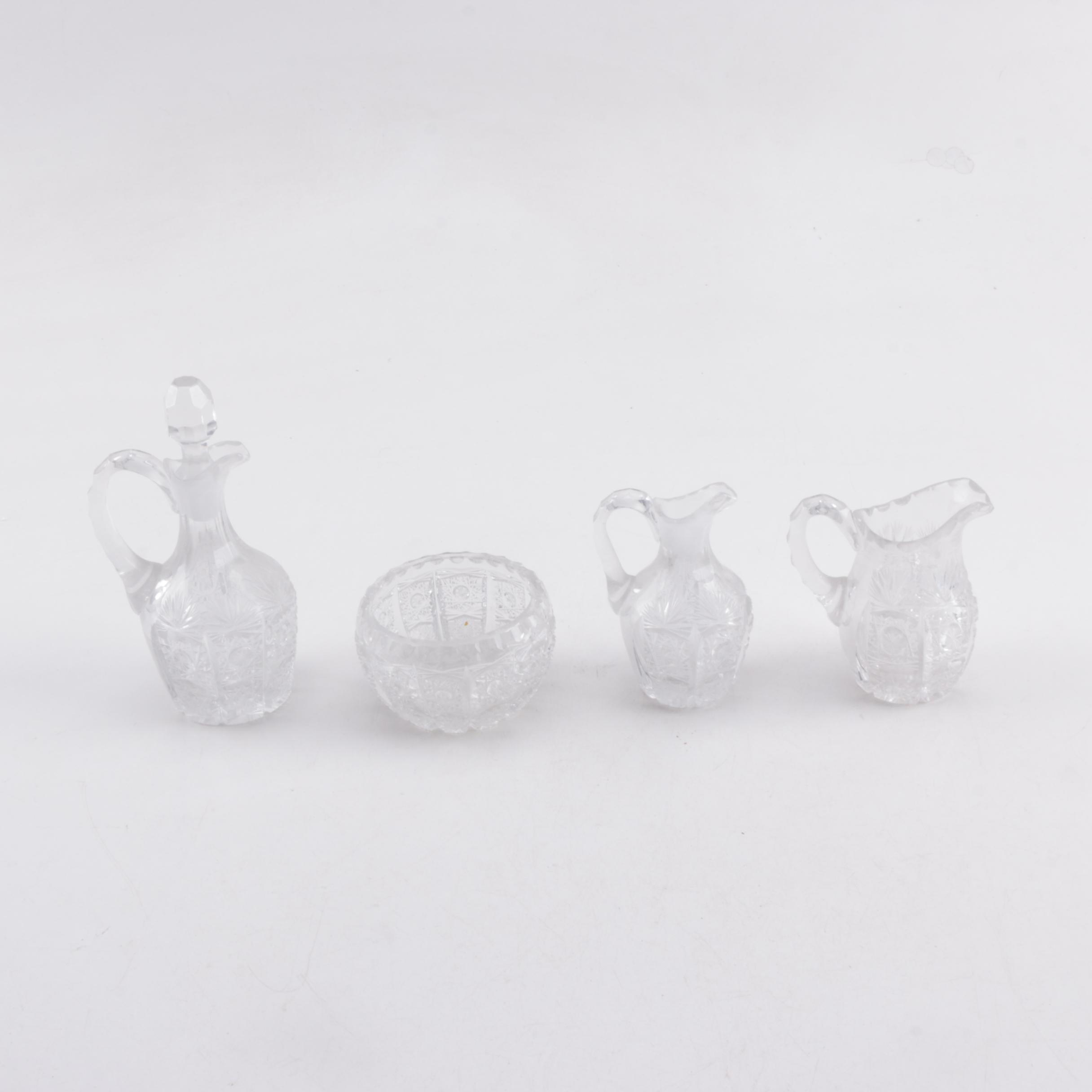 Miniature Glass Tableware