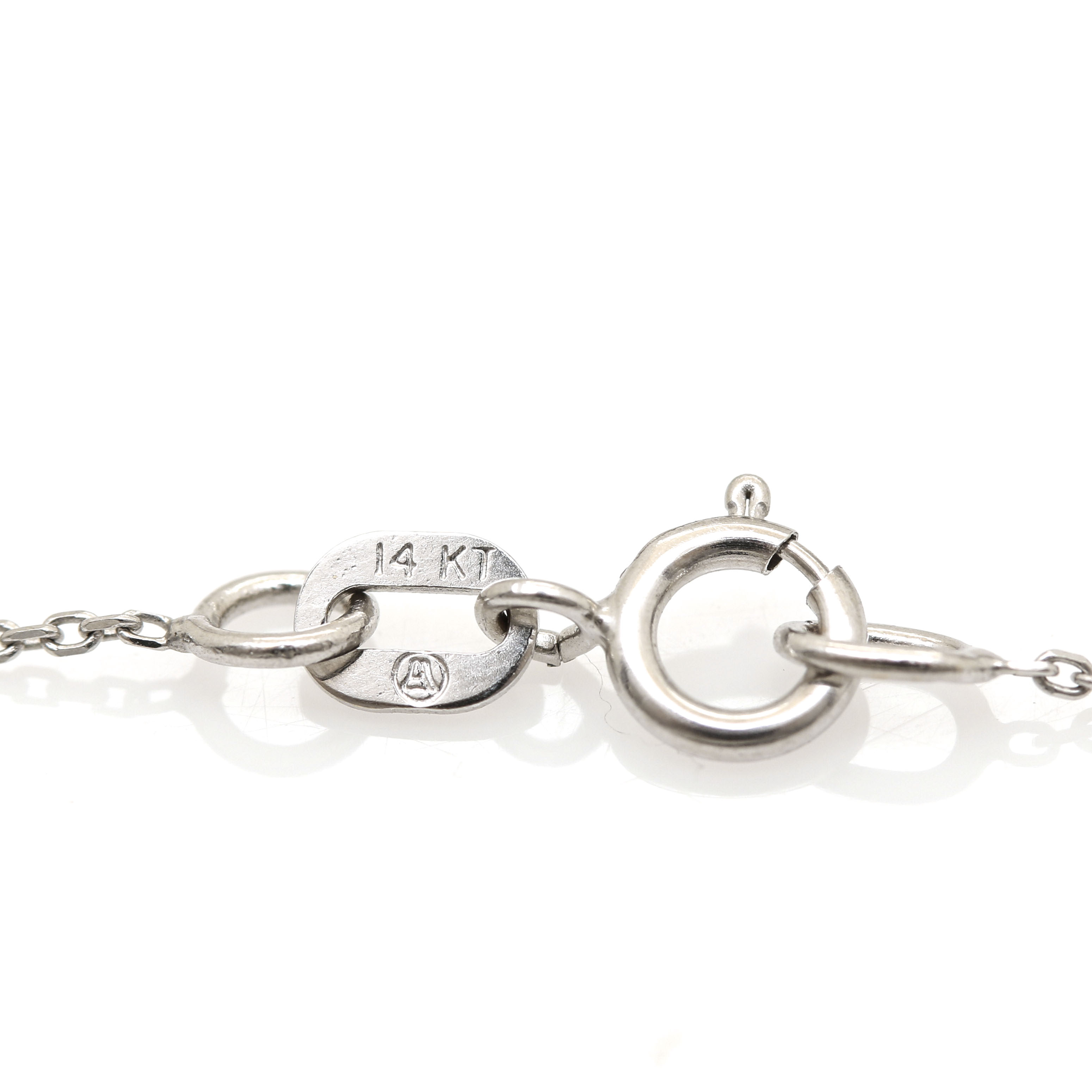 14K White Gold 7.05 CT Black Diamond and 0.96 CTW Diamond Necklace