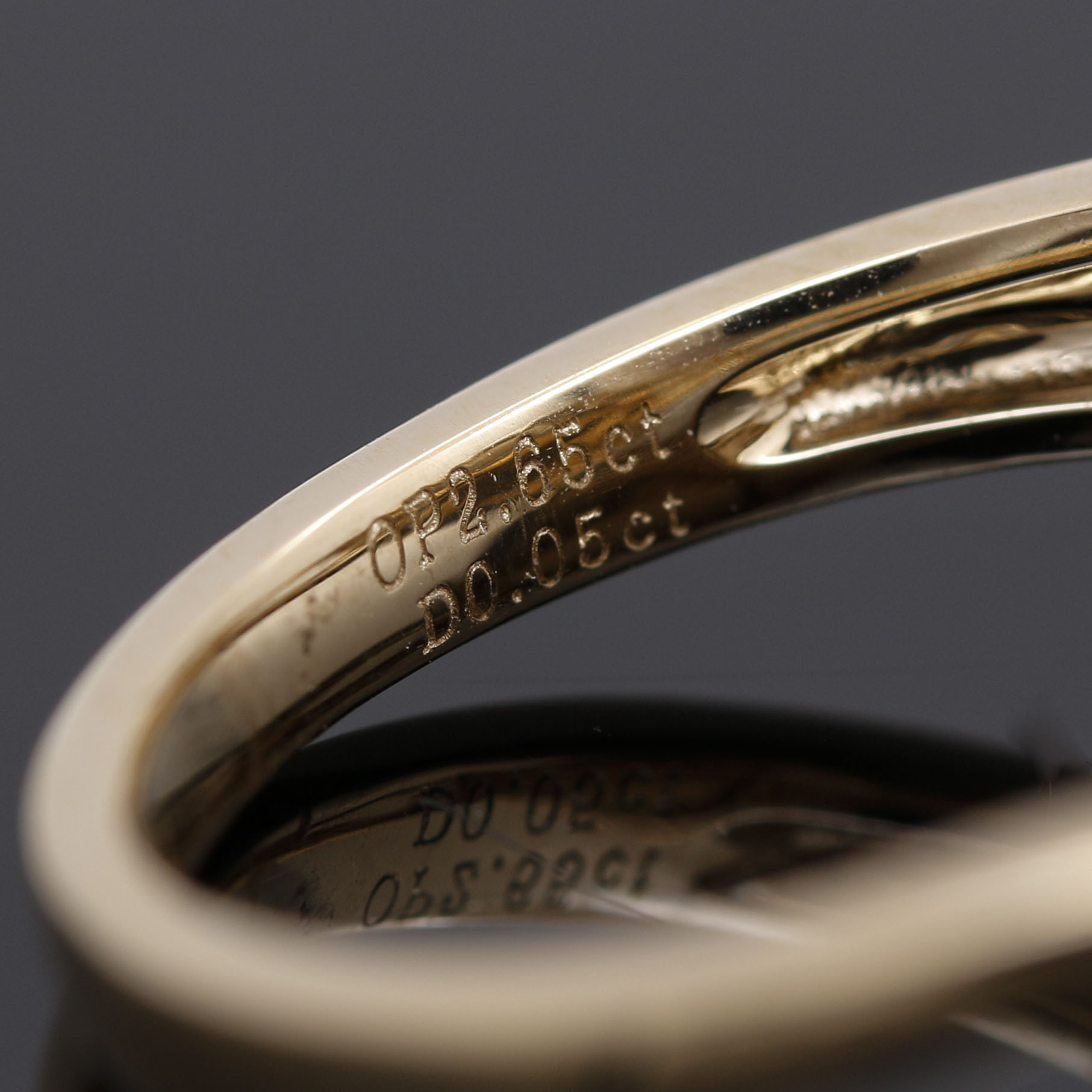 Orianne Collins 14K Yellow Gold Opal and Diamond Ring