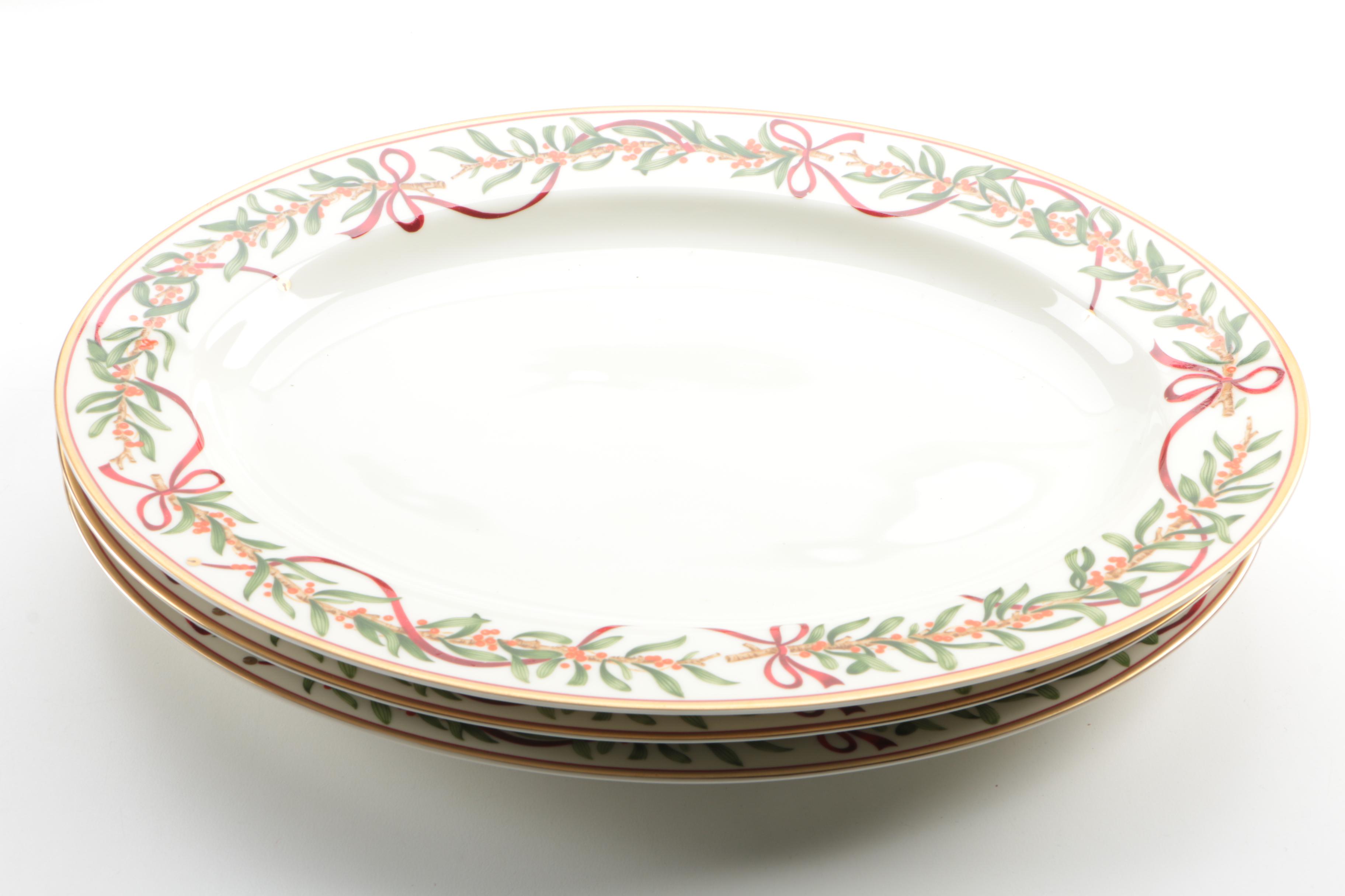 Holiday Tableware Including Royal Gallery "Queensberry" 1990s