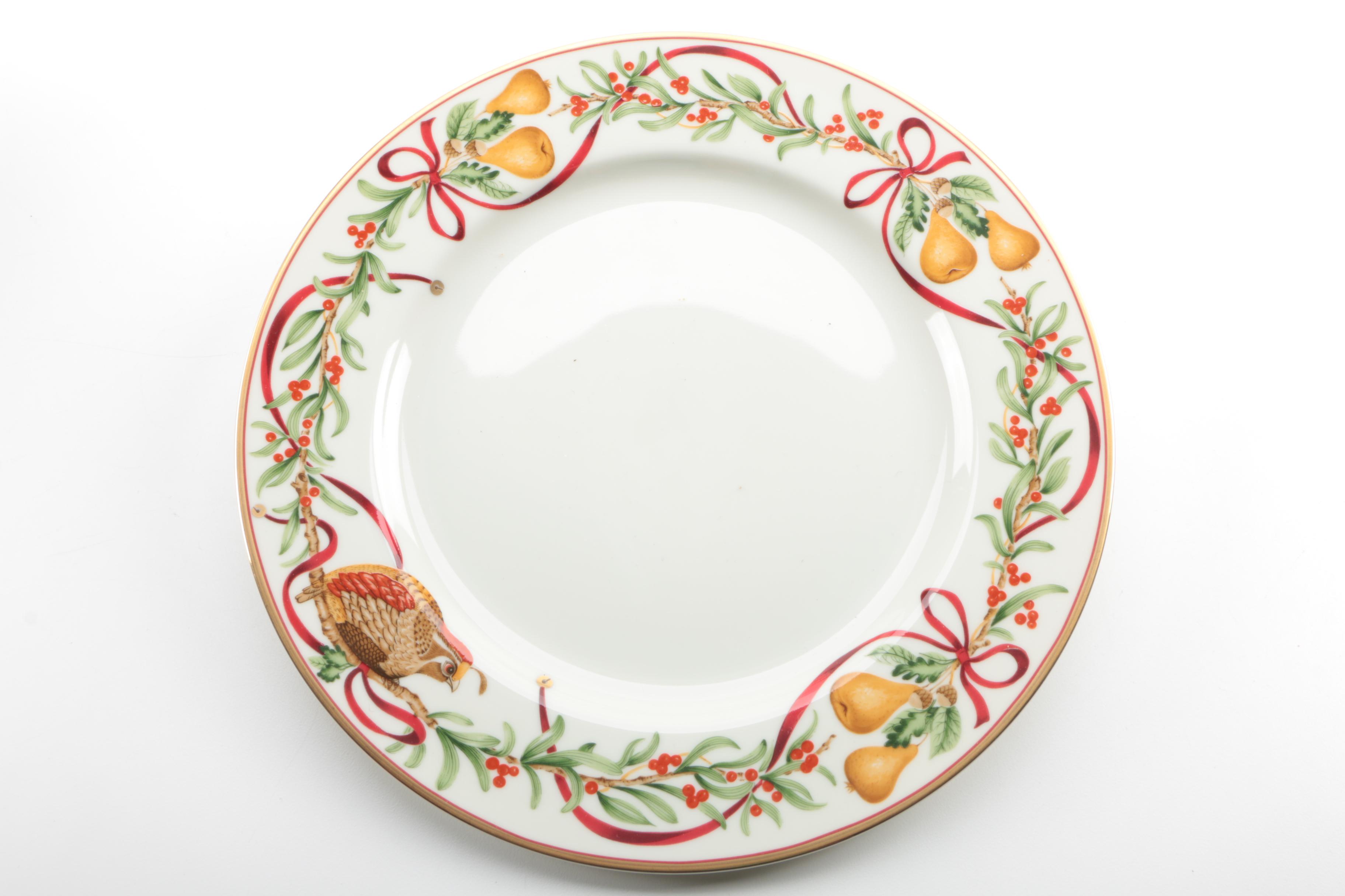 Holiday Tableware Including Royal Gallery "Queensberry" 1990s