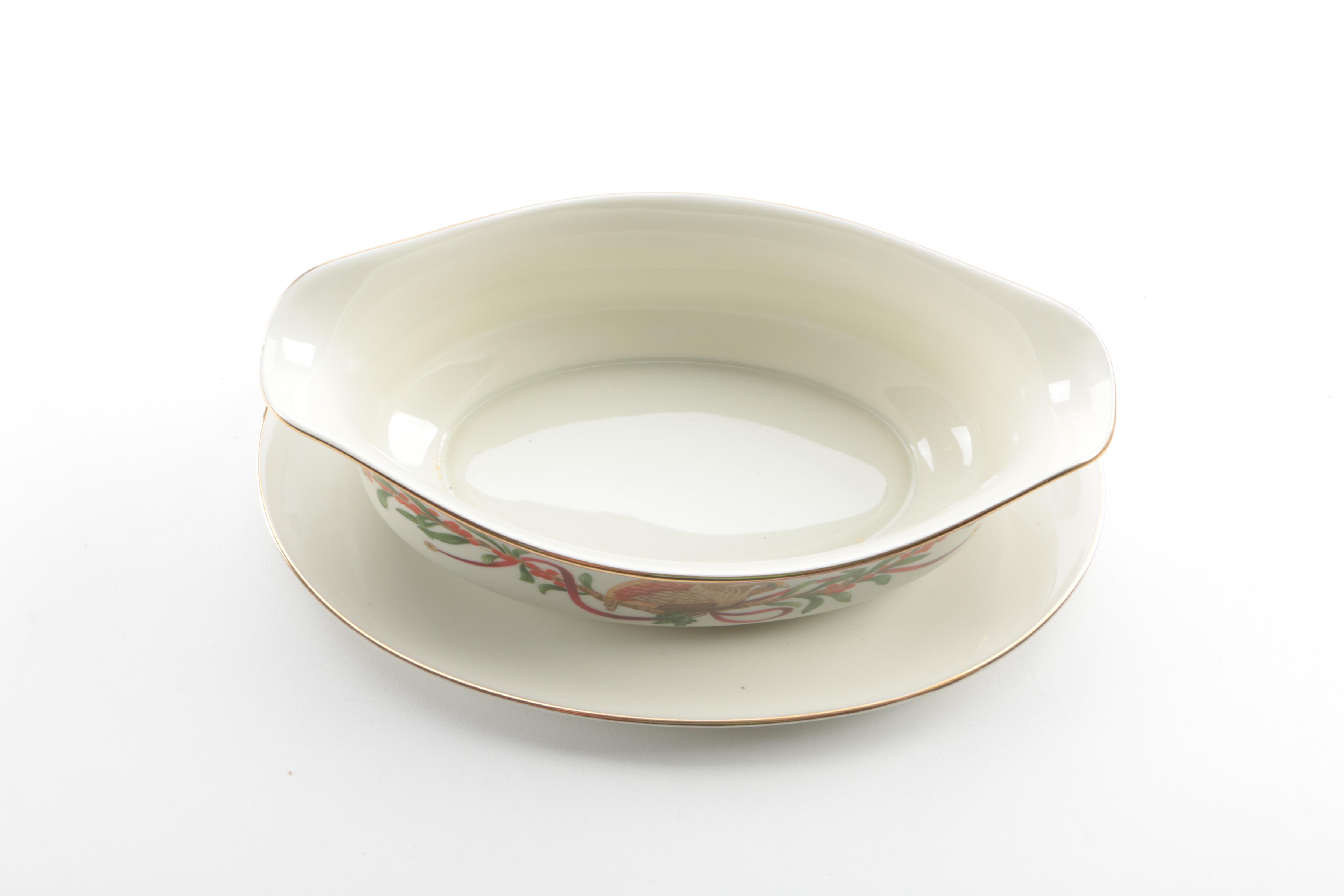 Holiday Tableware Including Royal Gallery "Queensberry" 1990s