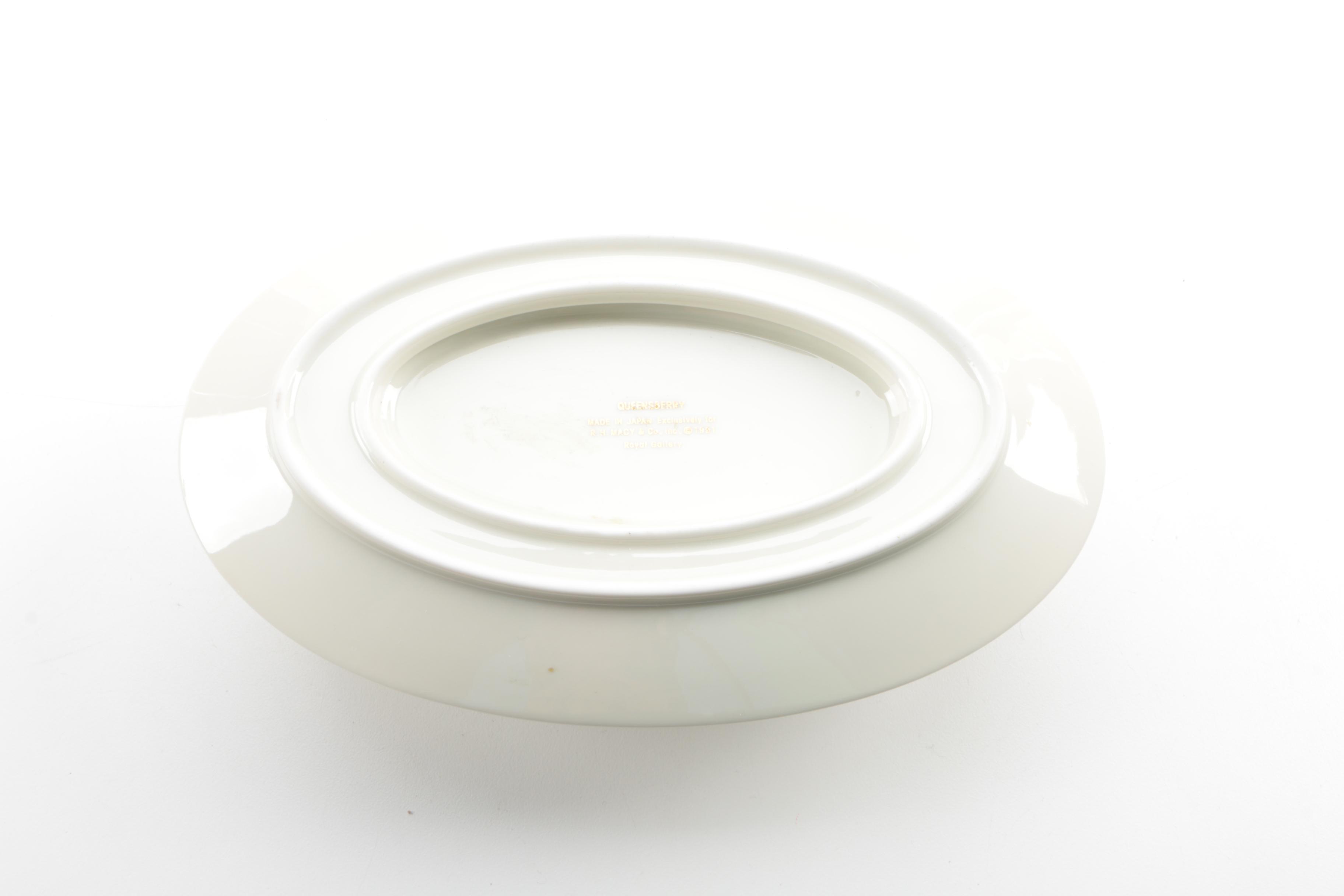 Holiday Tableware Including Royal Gallery "Queensberry" 1990s