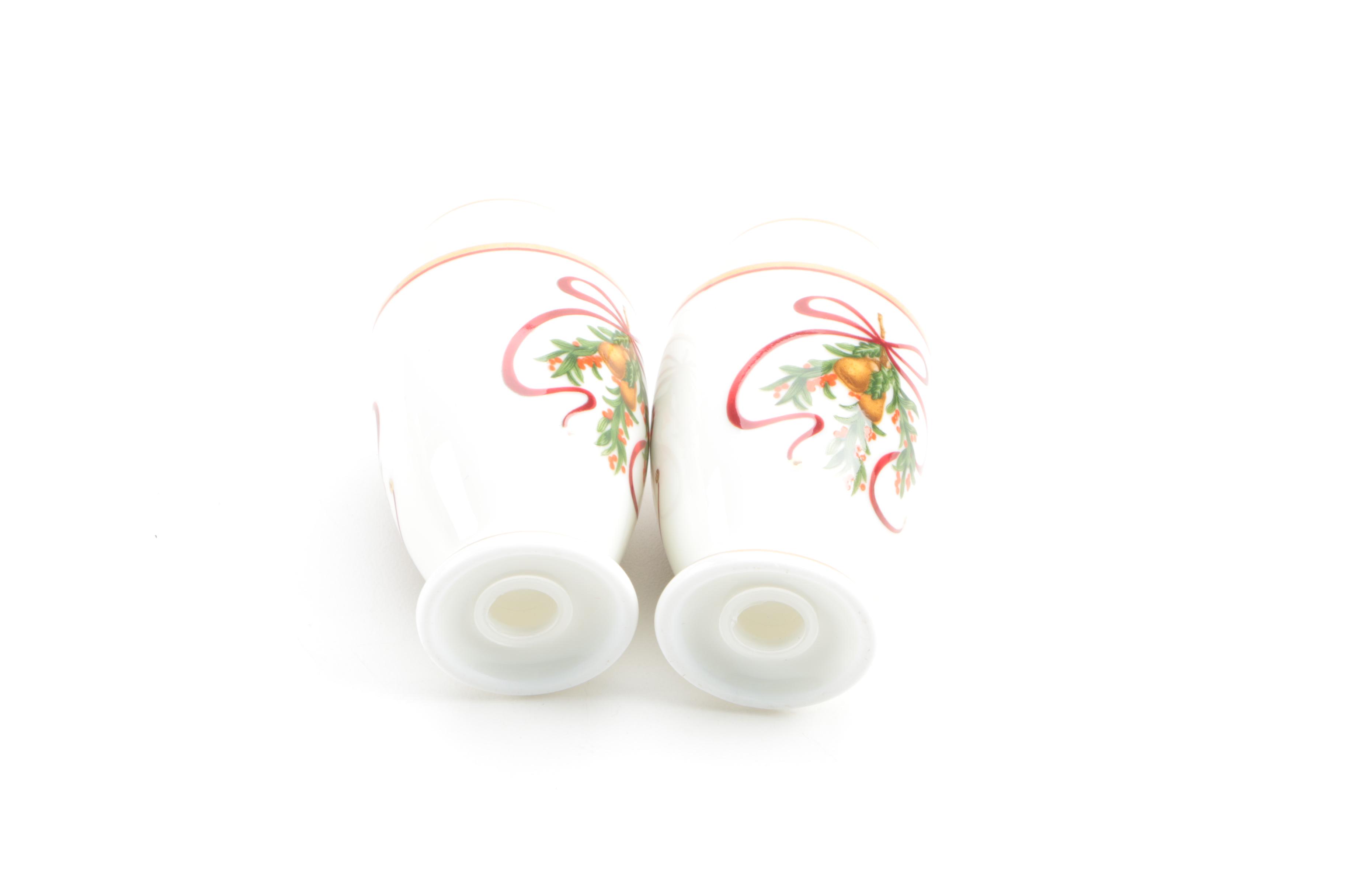 Holiday Tableware Including Royal Gallery "Queensberry" 1990s