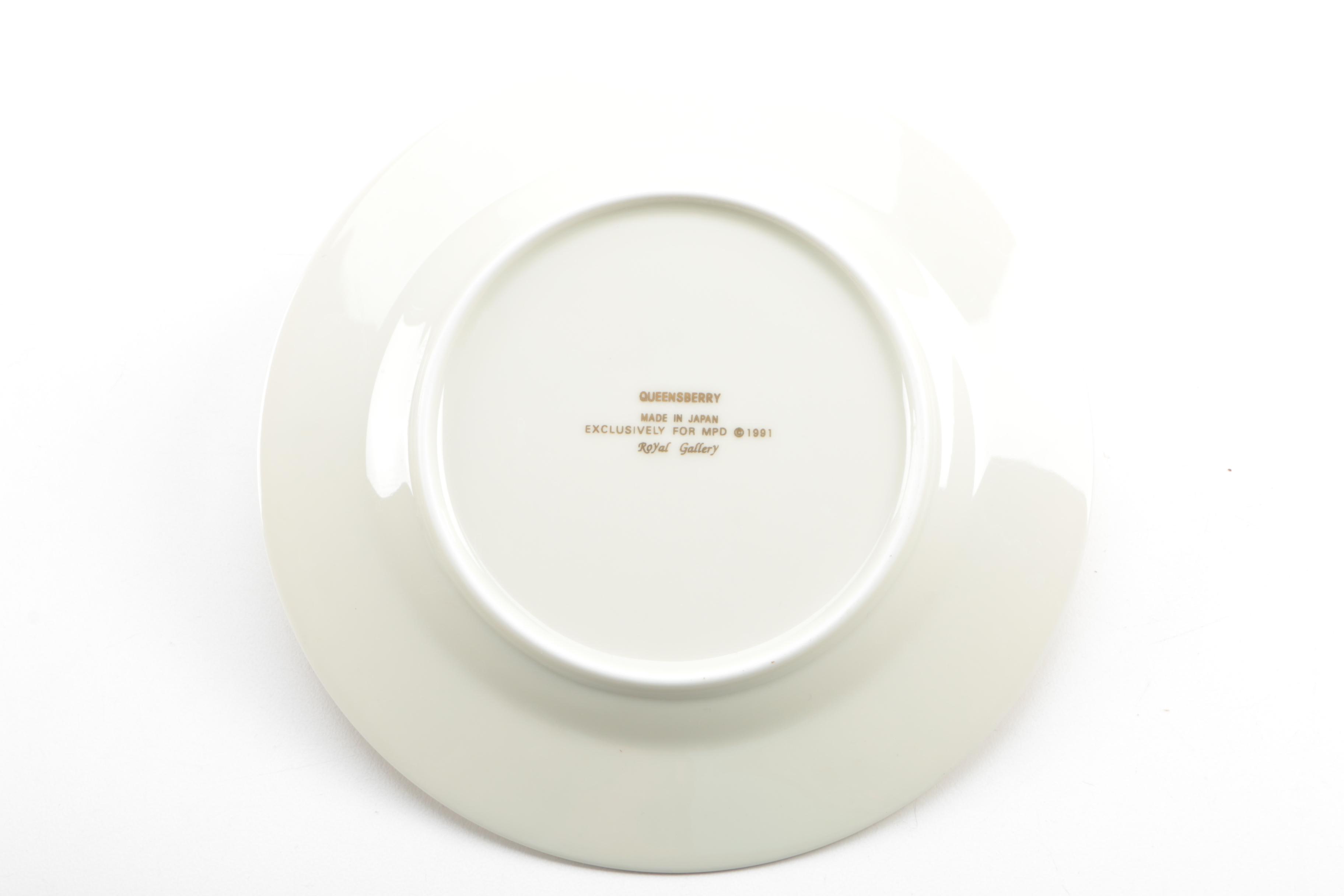 Holiday Tableware Including Royal Gallery "Queensberry" 1990s
