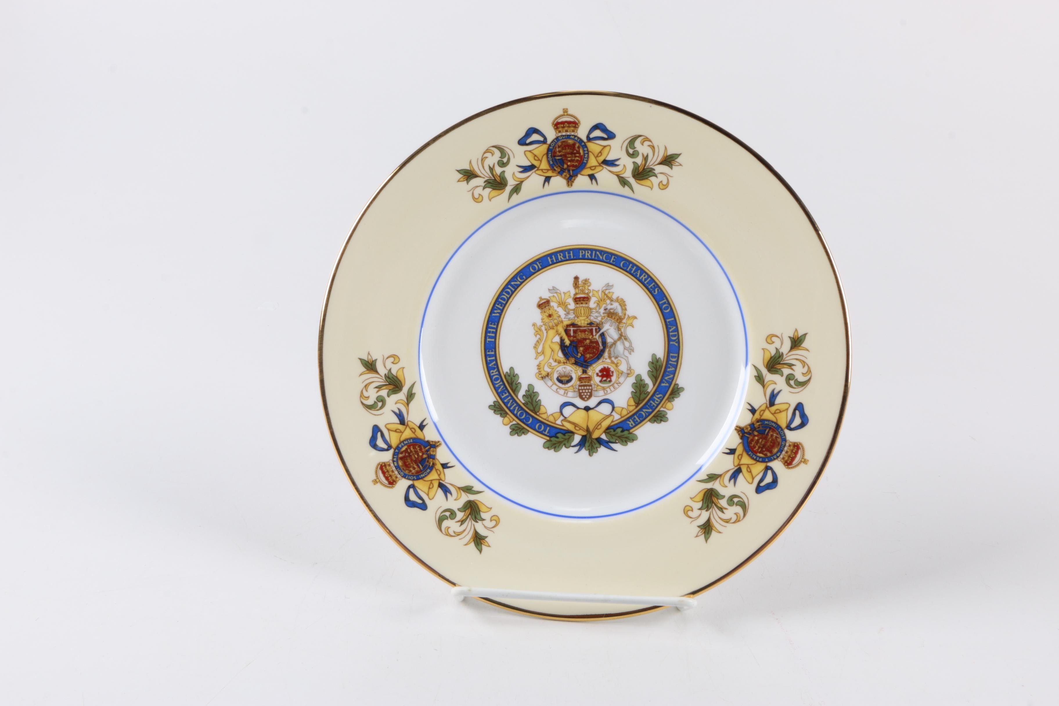 Ceramics And Glassware Including Charles and Diana Commemoratives