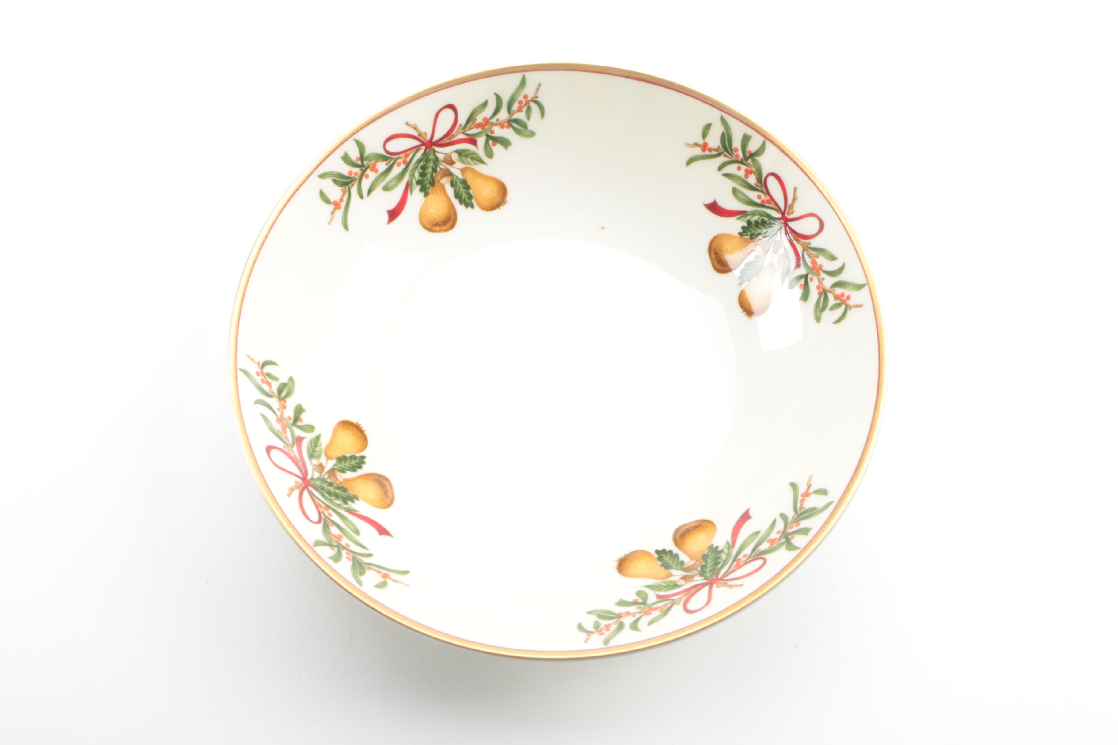 Holiday Tableware Including Royal Gallery "Queensberry" 1990s