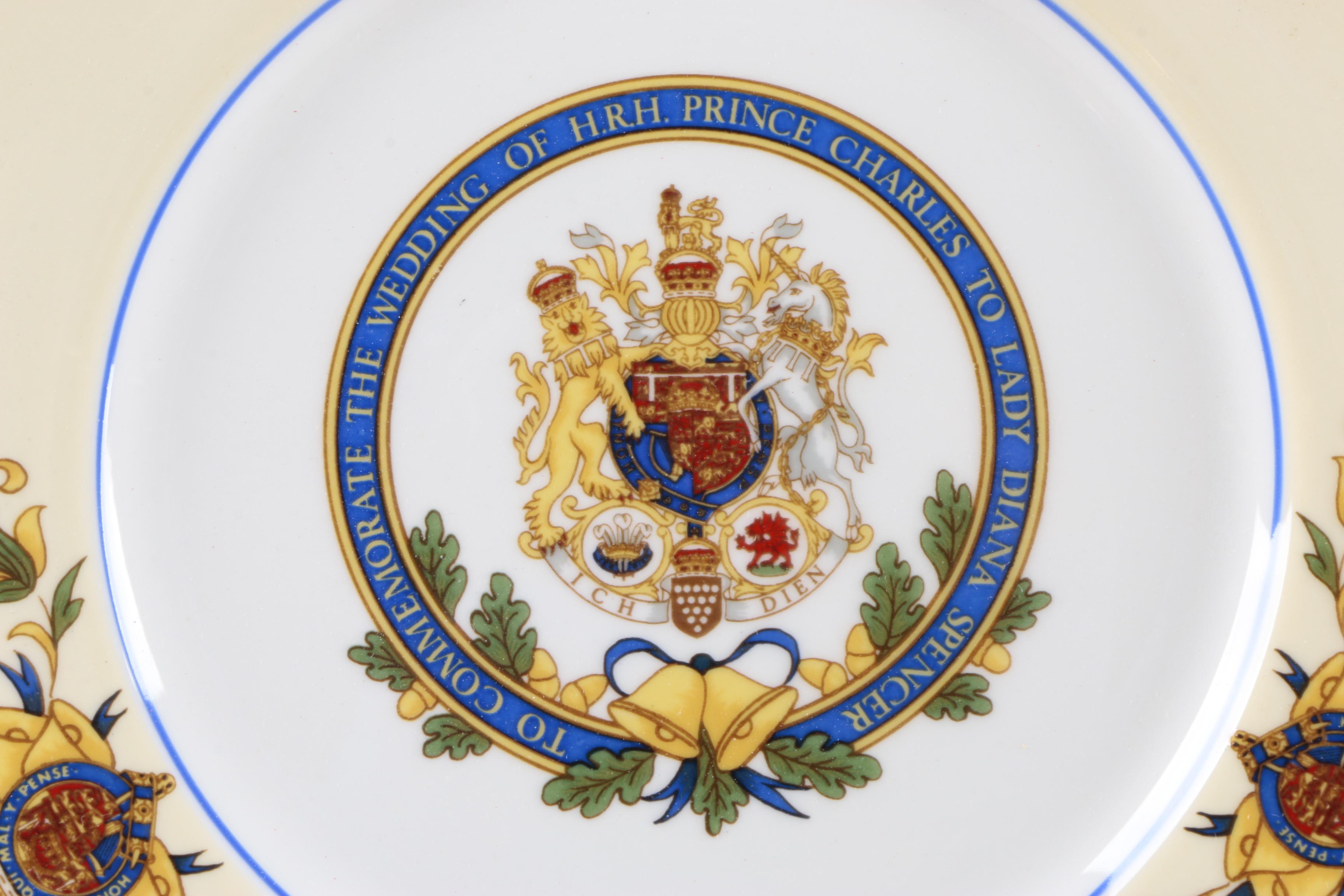 Ceramics And Glassware Including Charles and Diana Commemoratives