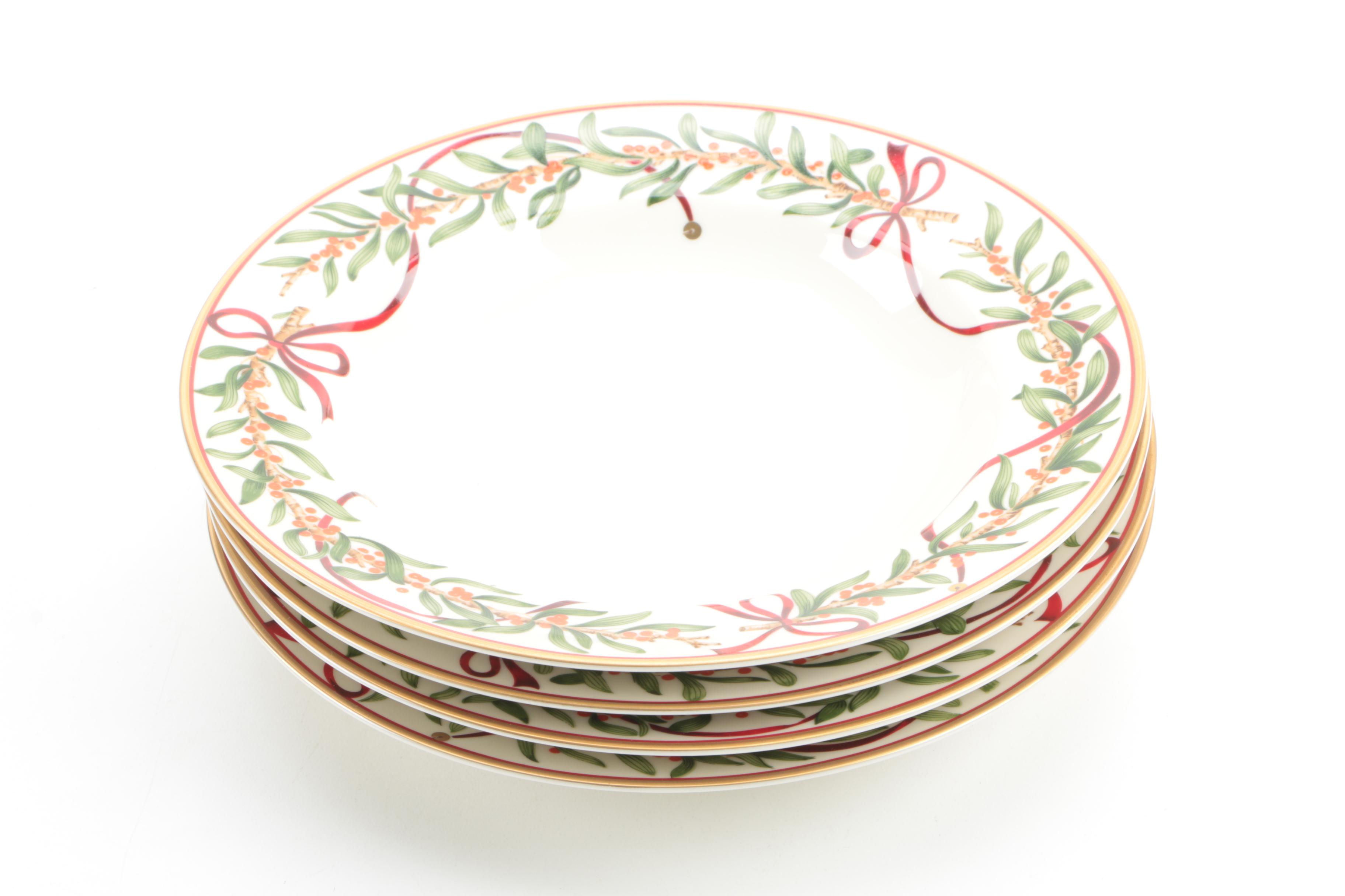 Holiday Tableware Including Royal Gallery "Queensberry" 1990s