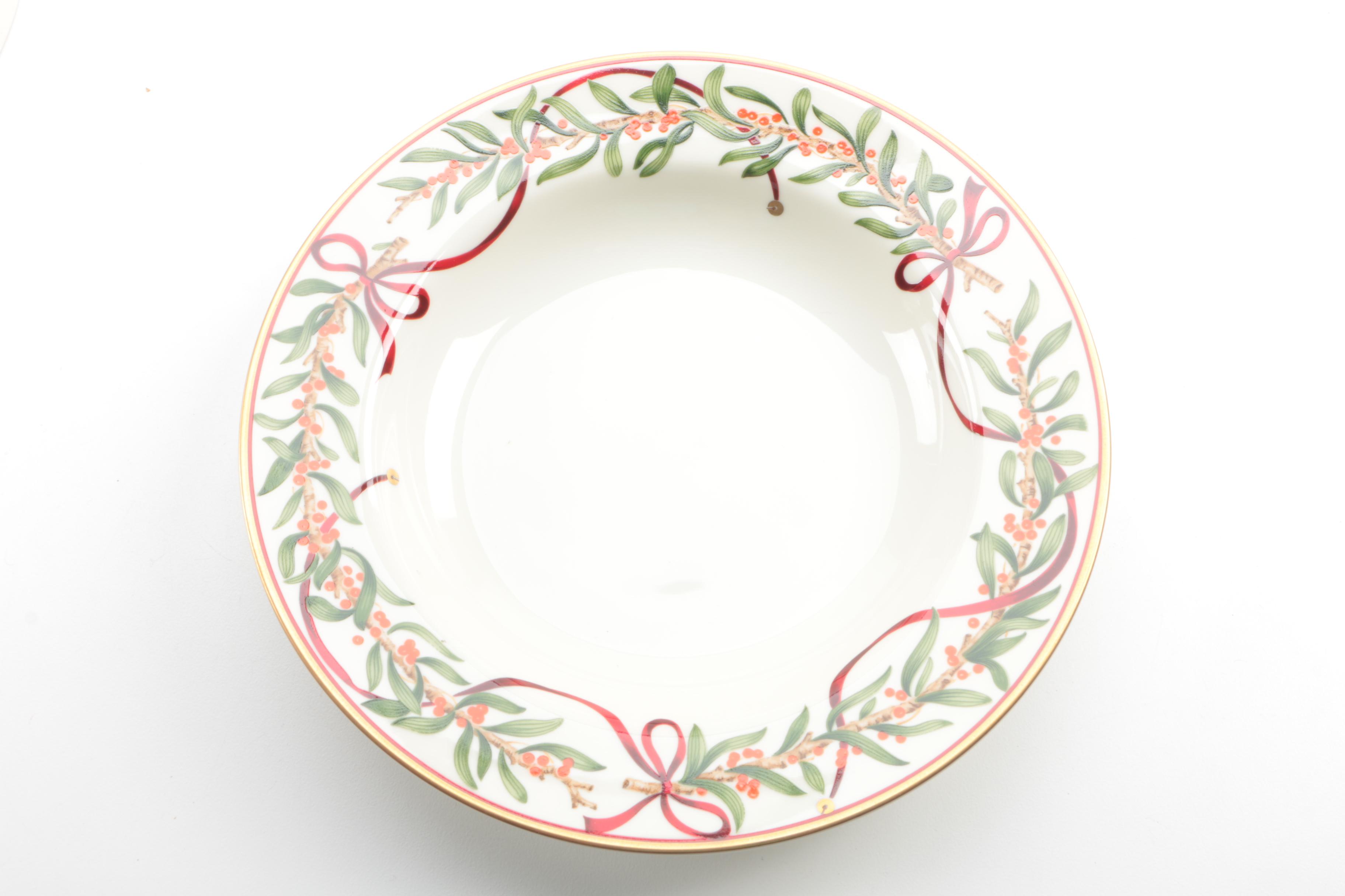 Holiday Tableware Including Royal Gallery "Queensberry" 1990s