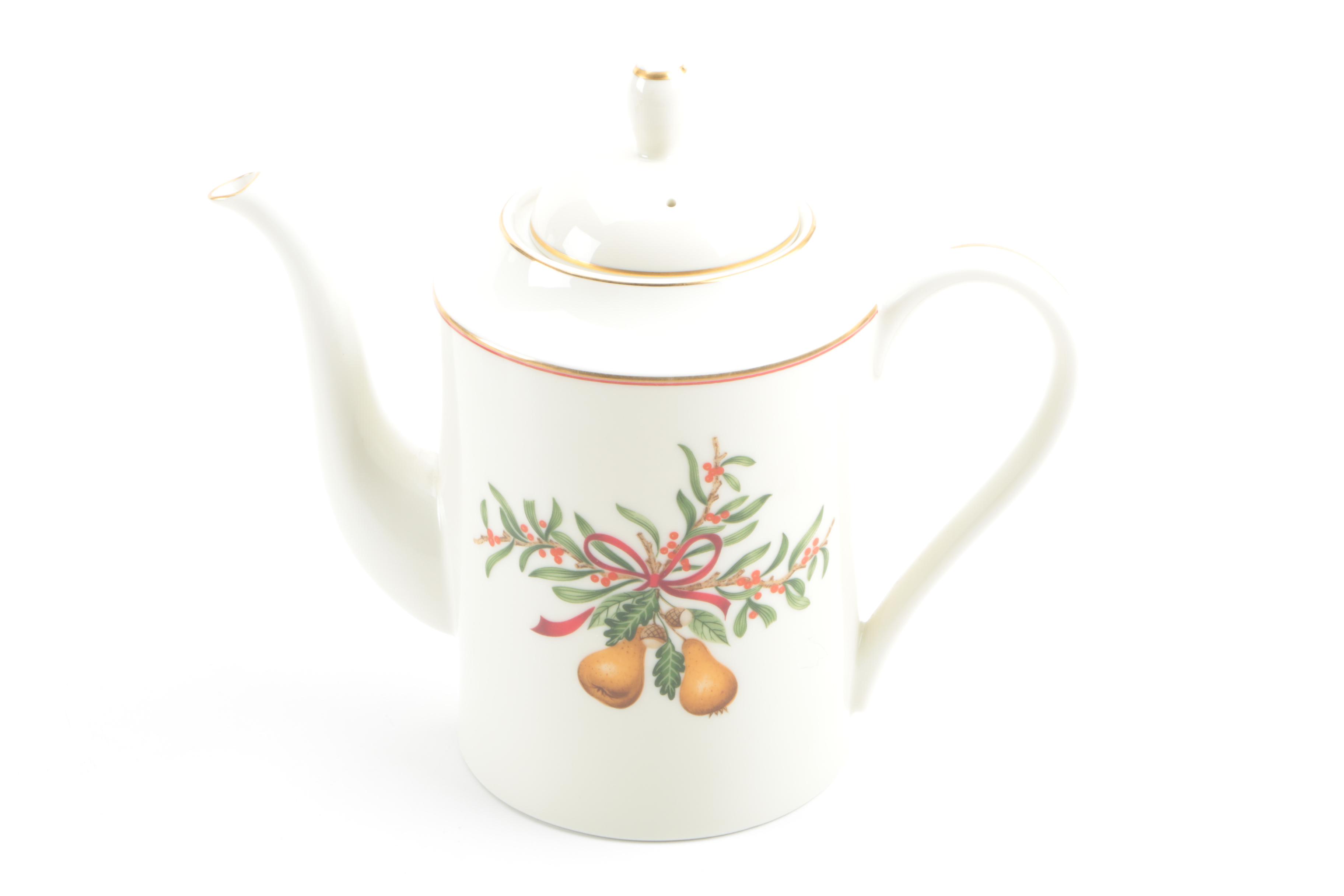 Holiday Tableware Including Royal Gallery "Queensberry" 1990s