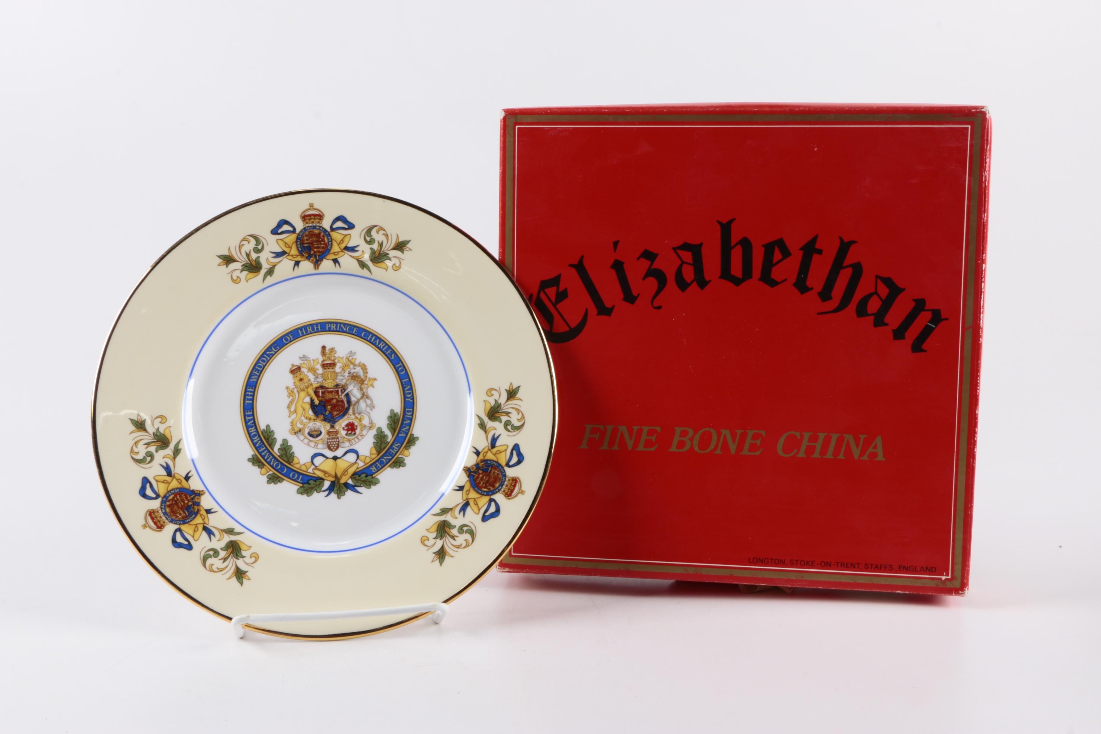 Ceramics And Glassware Including Charles and Diana Commemoratives
