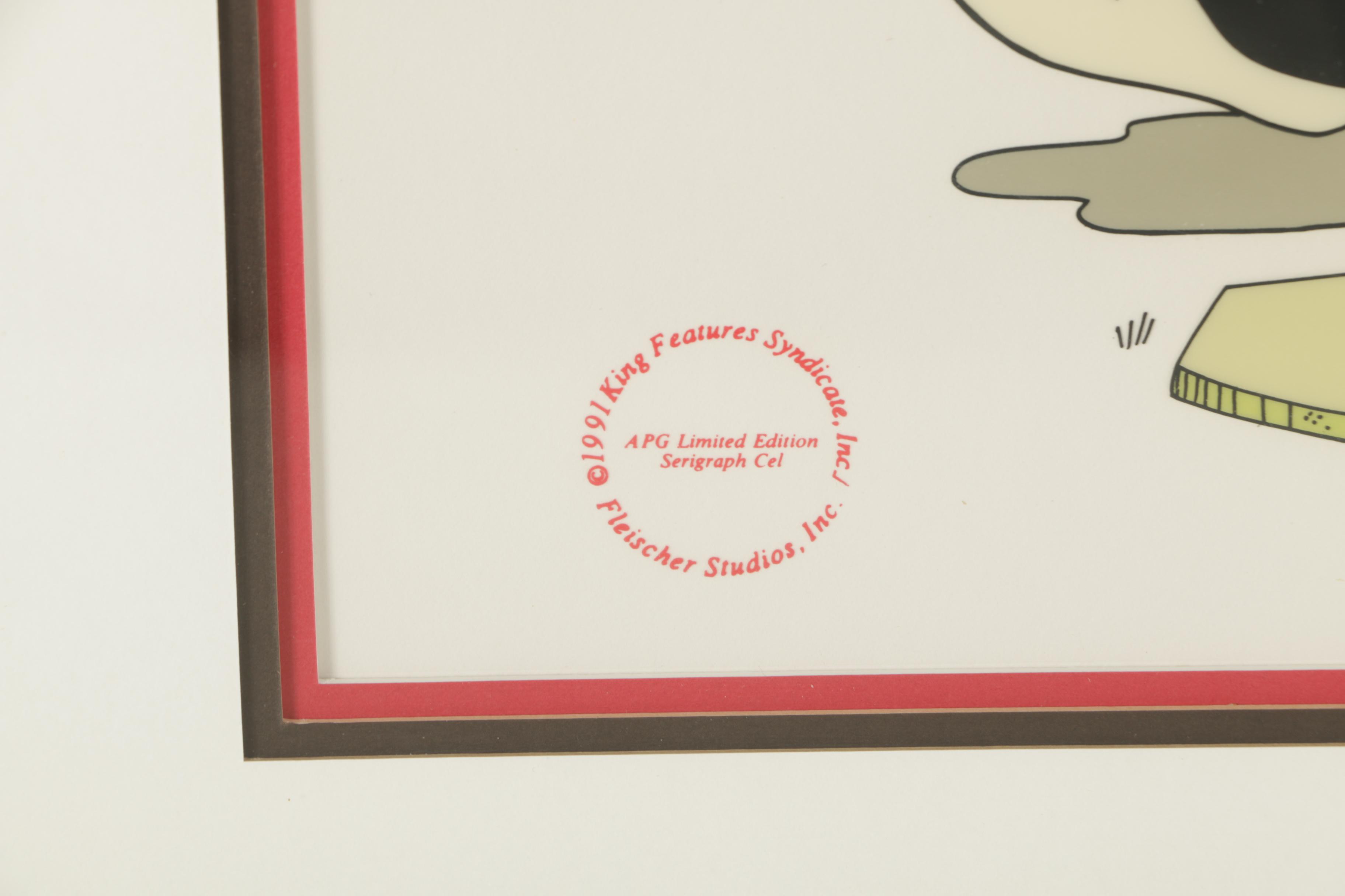 1991 "Betty Boop" Limited Edition Reproduction Animation Cel "The Babe"