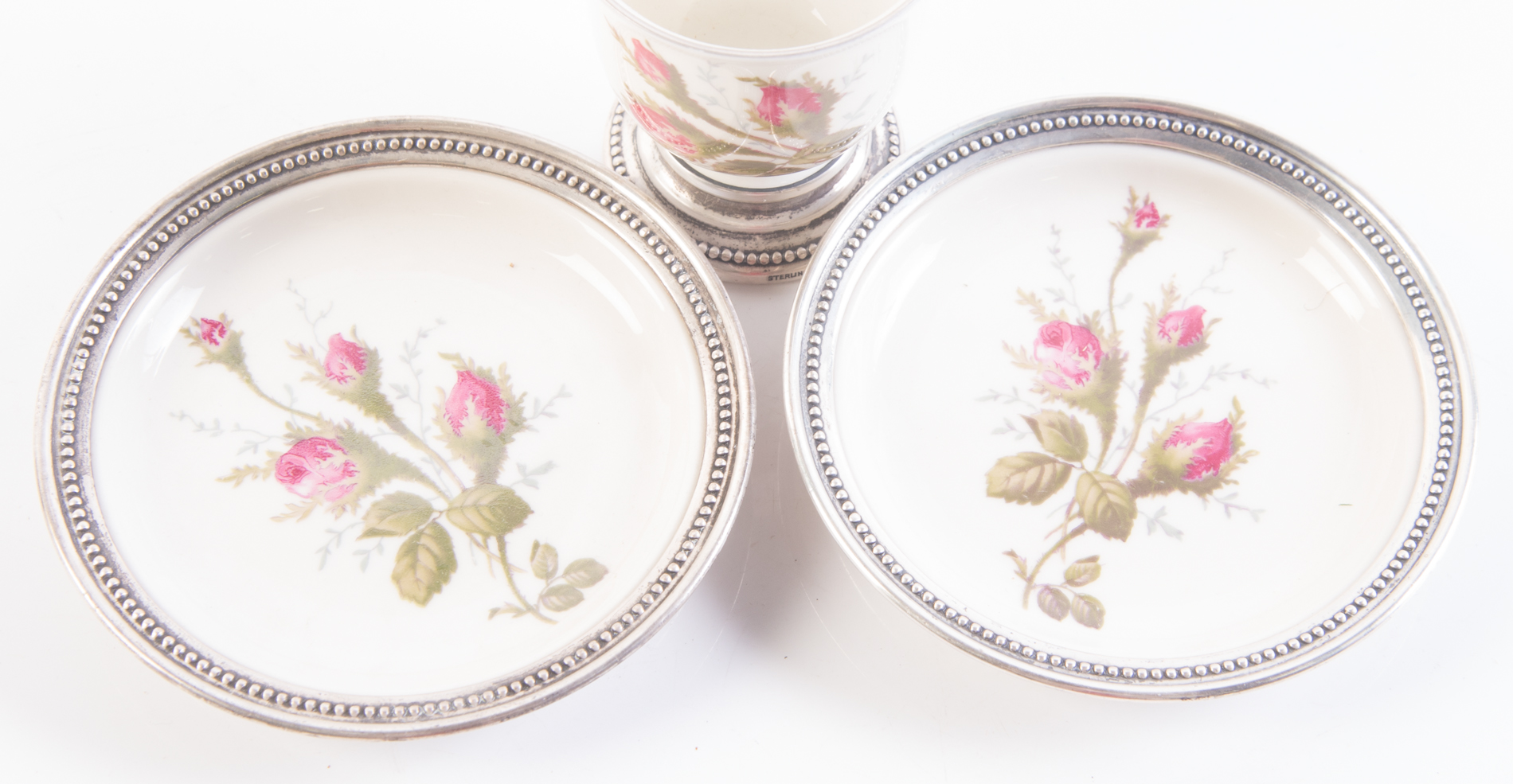 Rosenthal Sterling Rimmed Porcelain