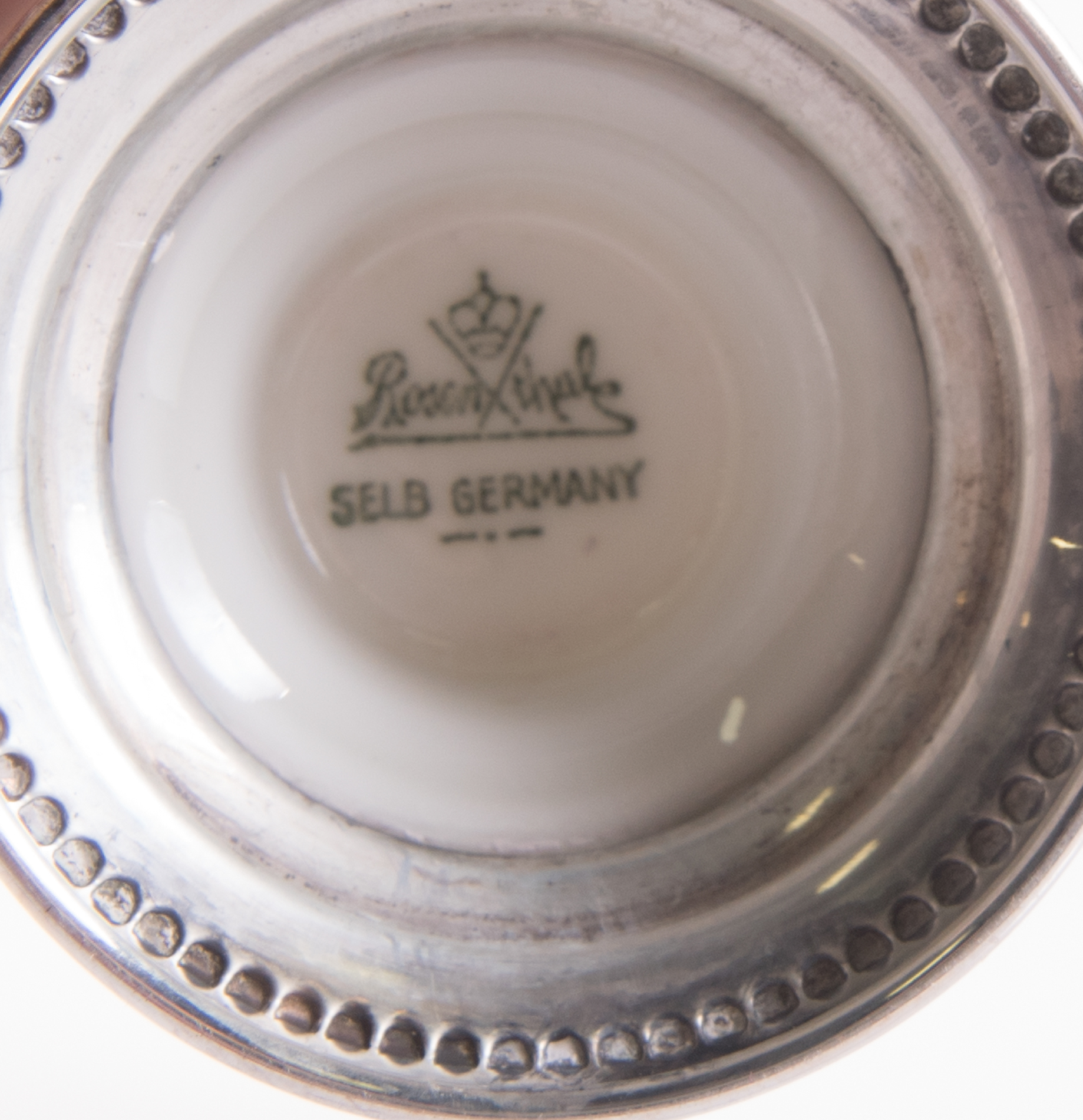 Rosenthal Sterling Rimmed Porcelain