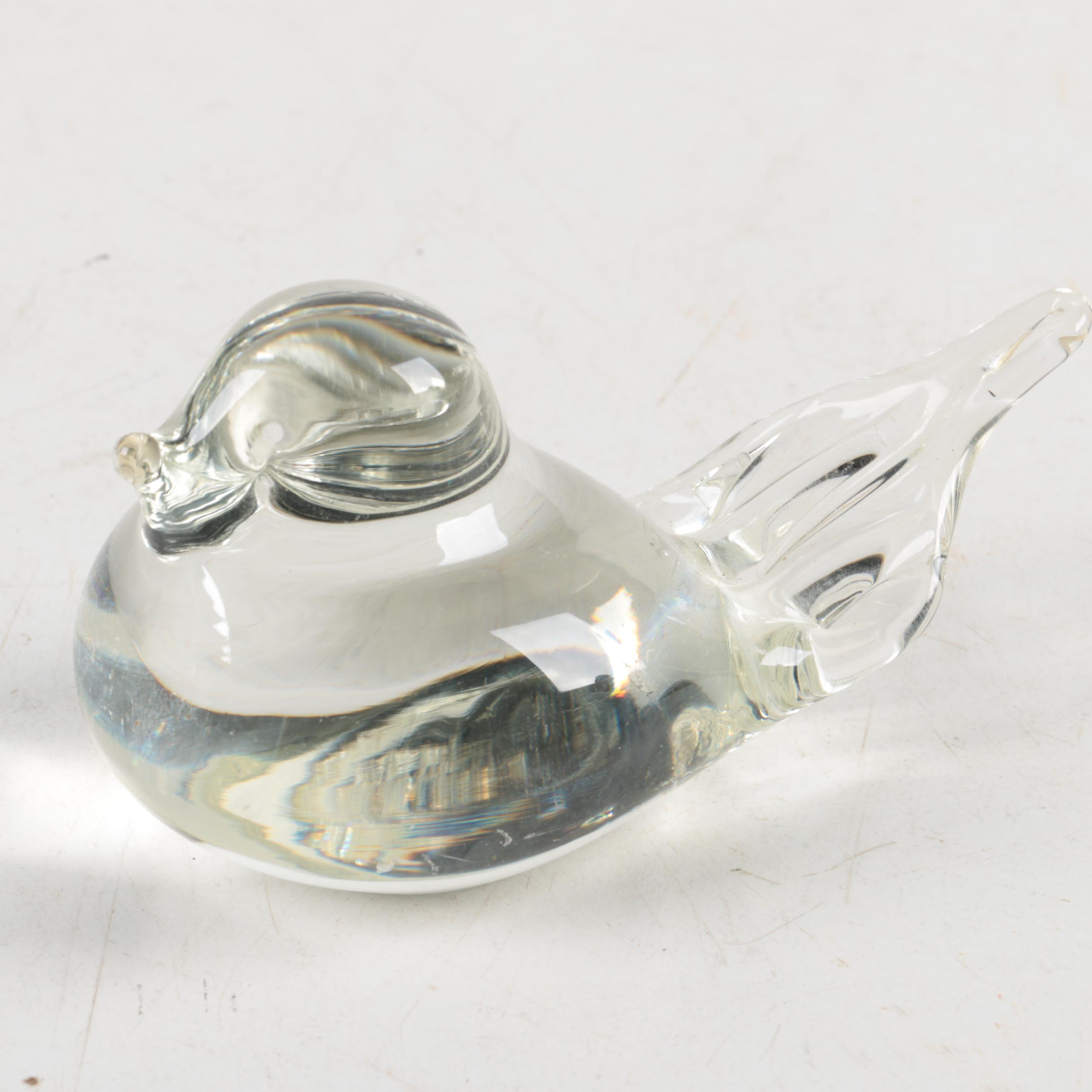 Joe Rice and Joe St. Clair Blown Glass Paperweights