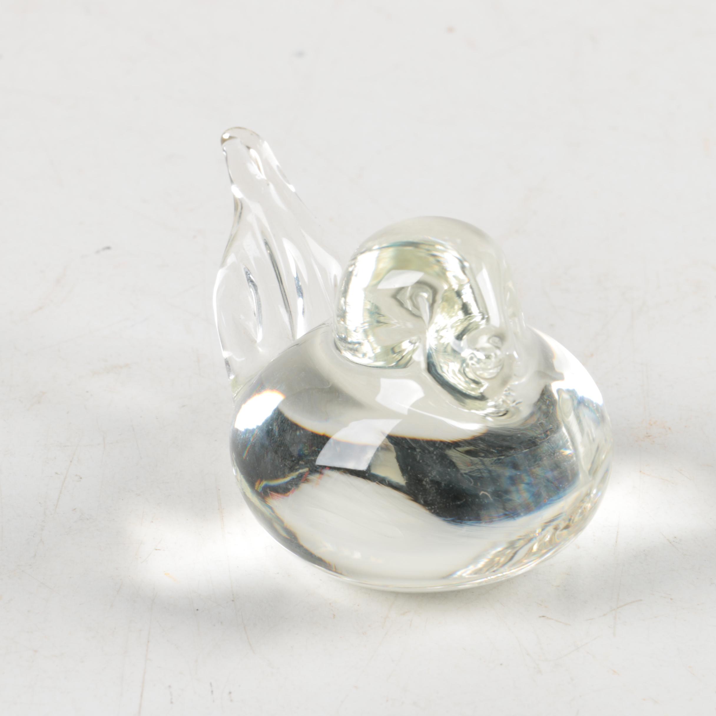 Joe Rice and Joe St. Clair Blown Glass Paperweights