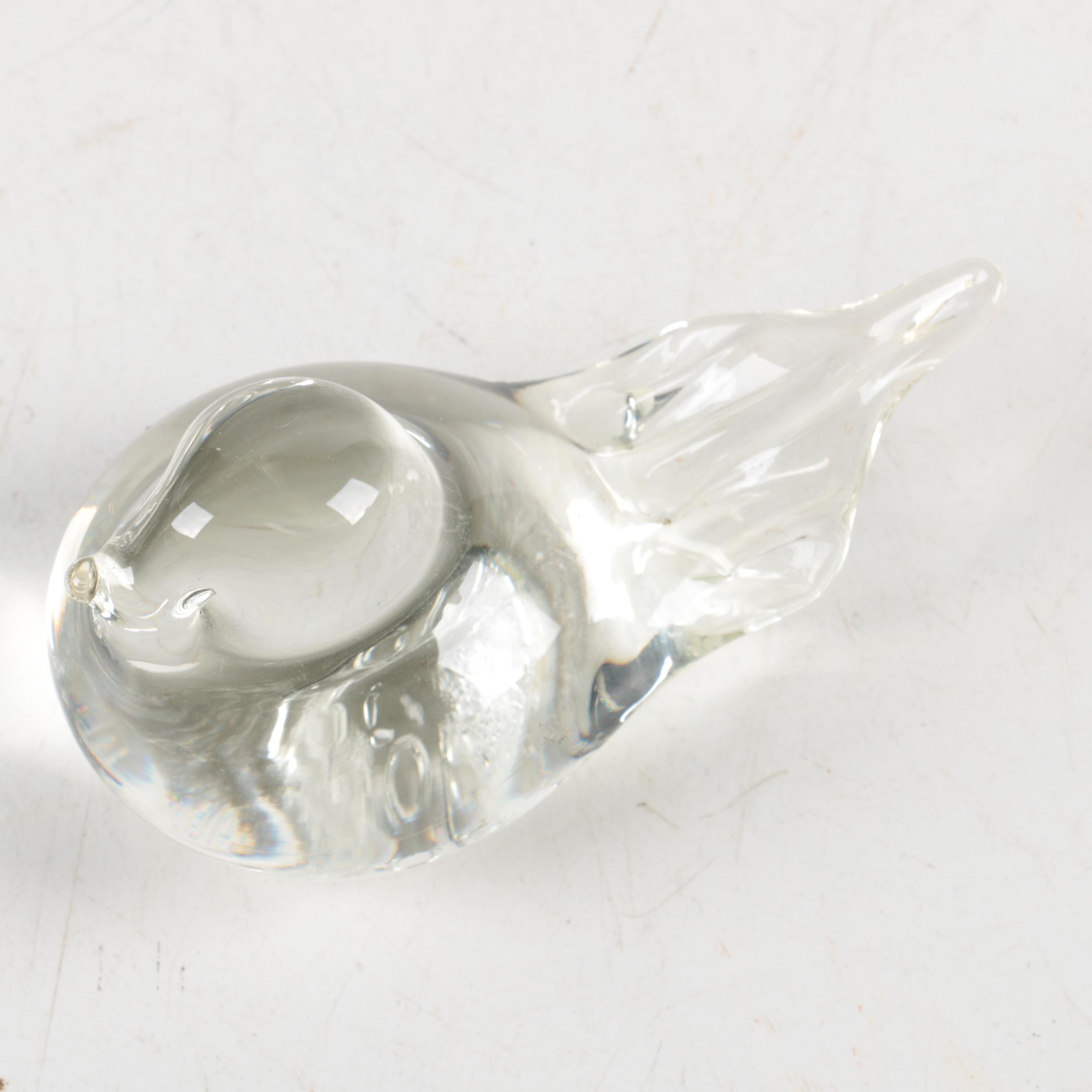 Joe Rice and Joe St. Clair Blown Glass Paperweights